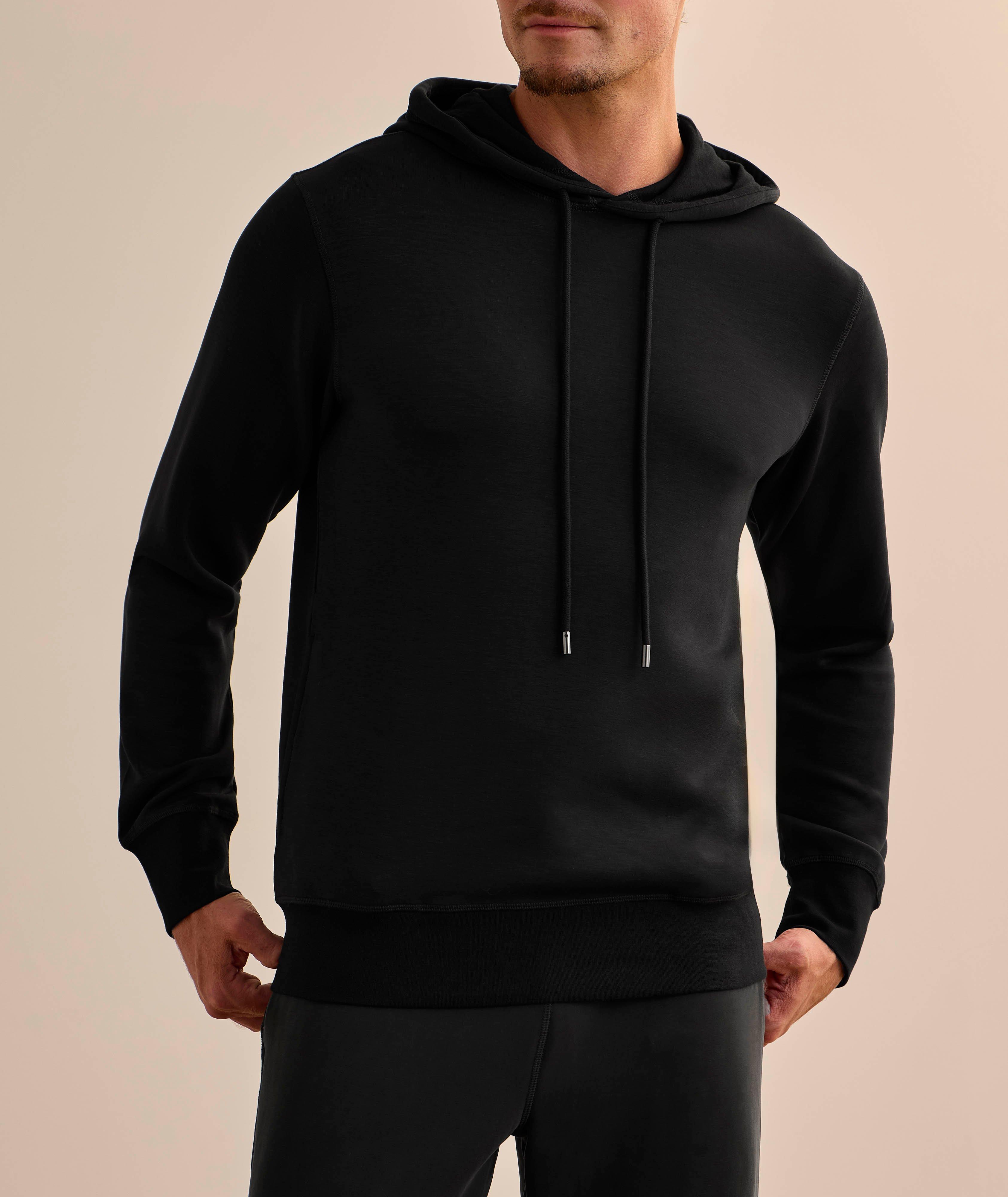 Sweat à capuche en mélange de modal extensible Supersoft image 1