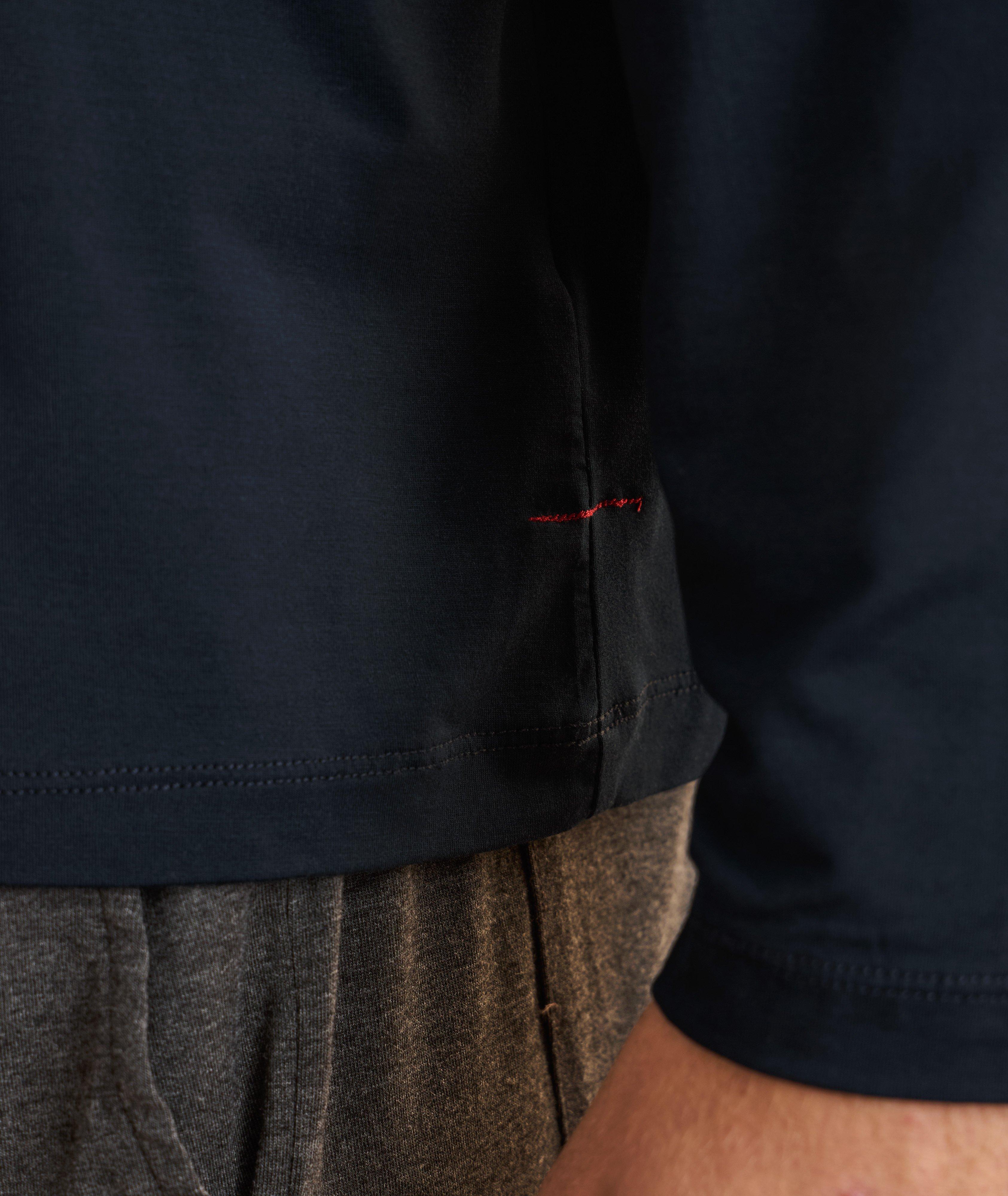 Modal-Silk Crewneck T-Shirt  image 3