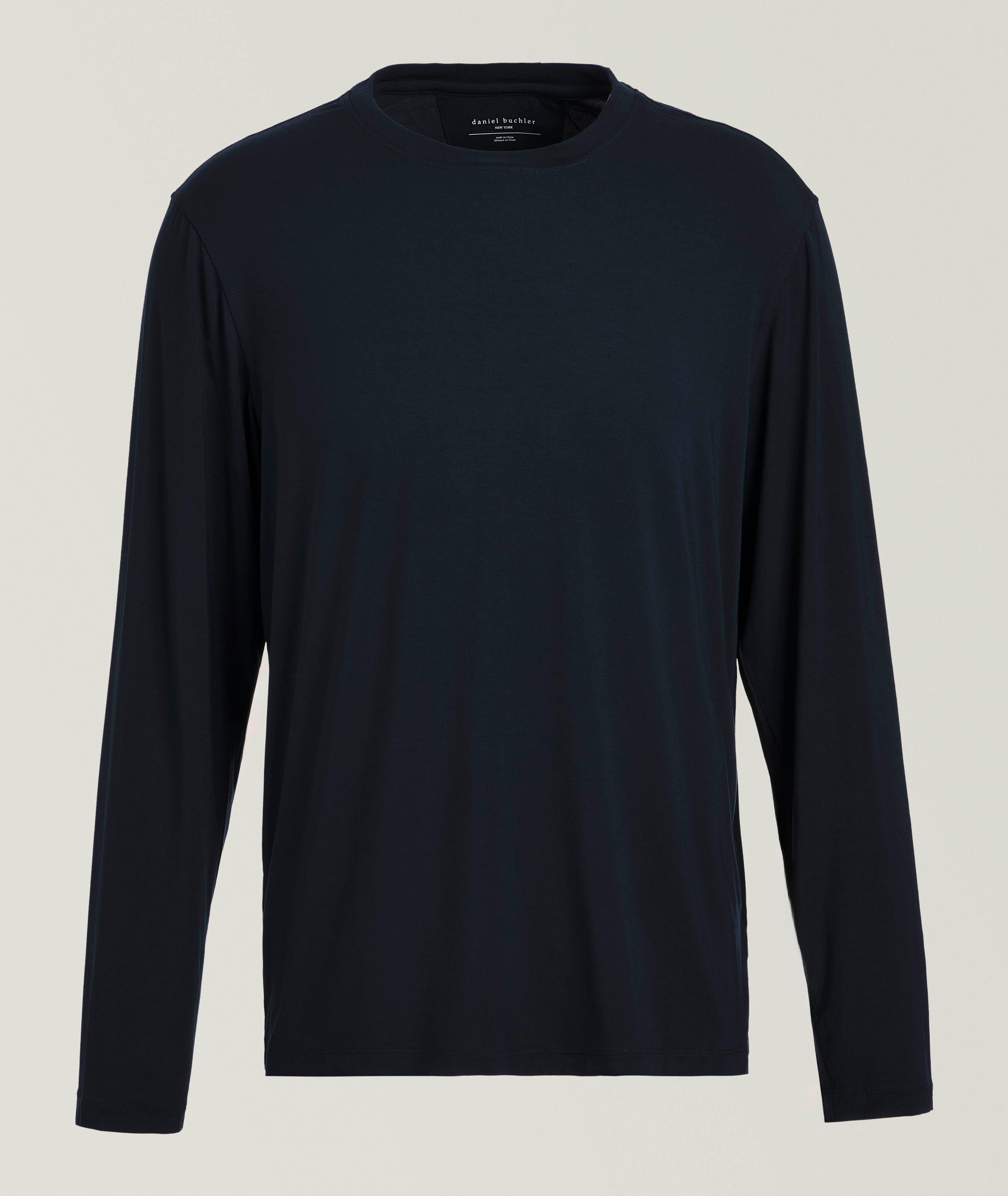 Modal-Silk Crewneck T-Shirt  image 0
