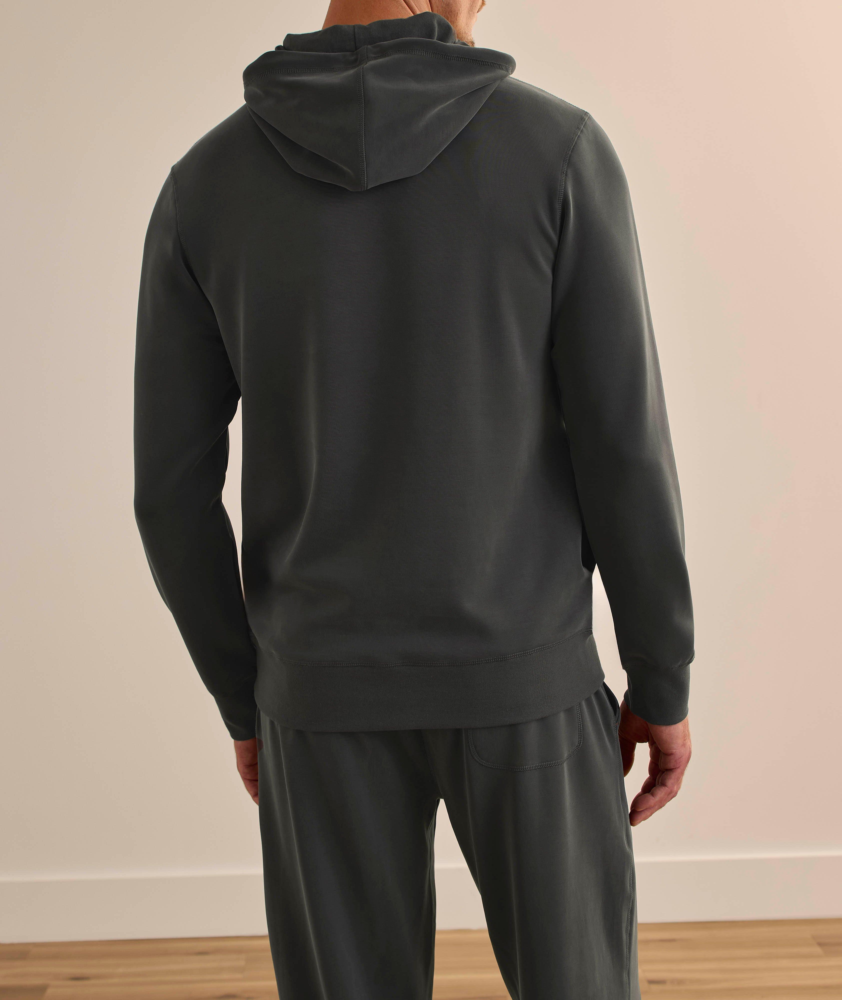 Sweat à capuche en mélange de modal extensible Supersoft image 2
