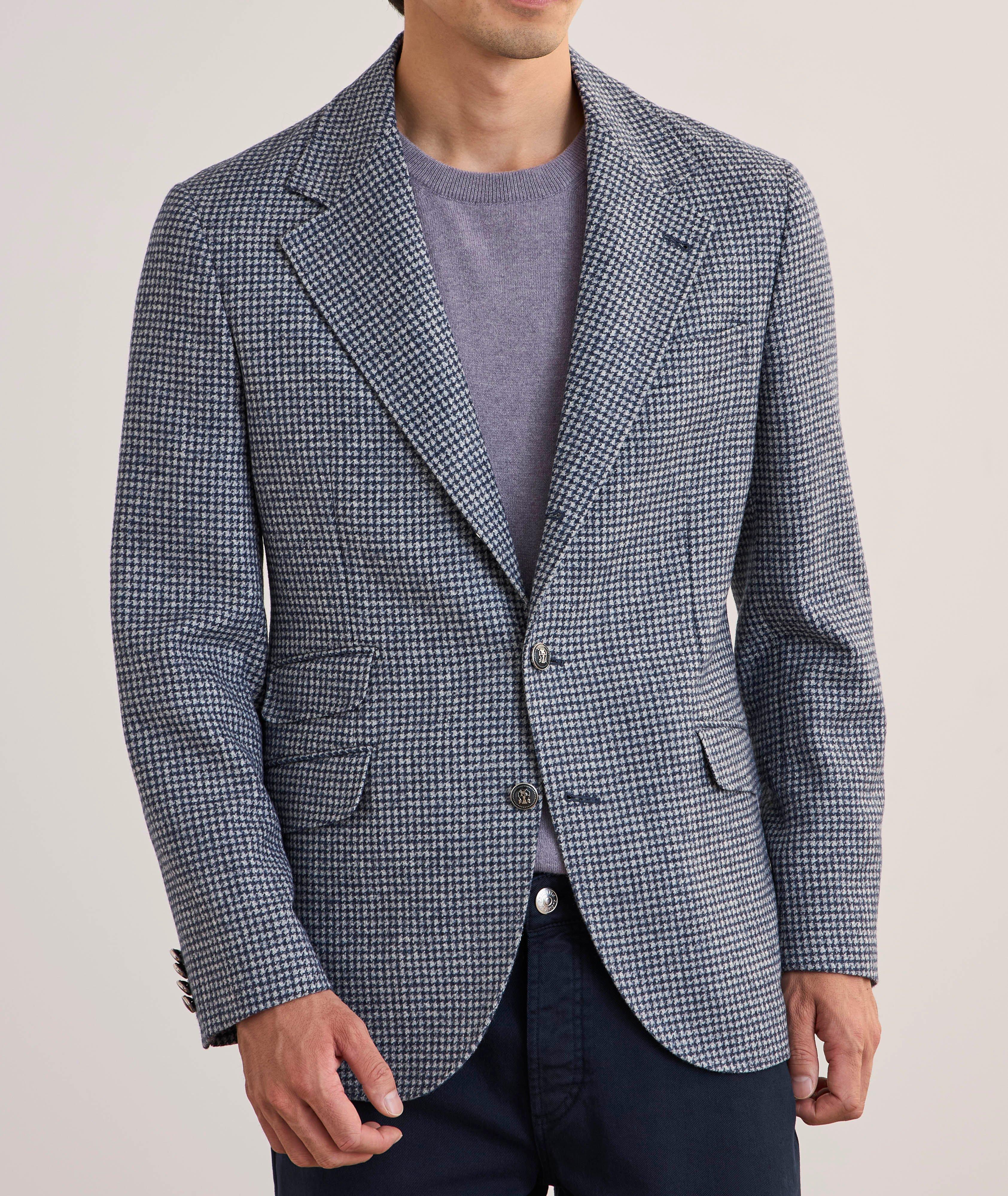 Houndstooth Wool-Alpaca Sport Jacket image 1