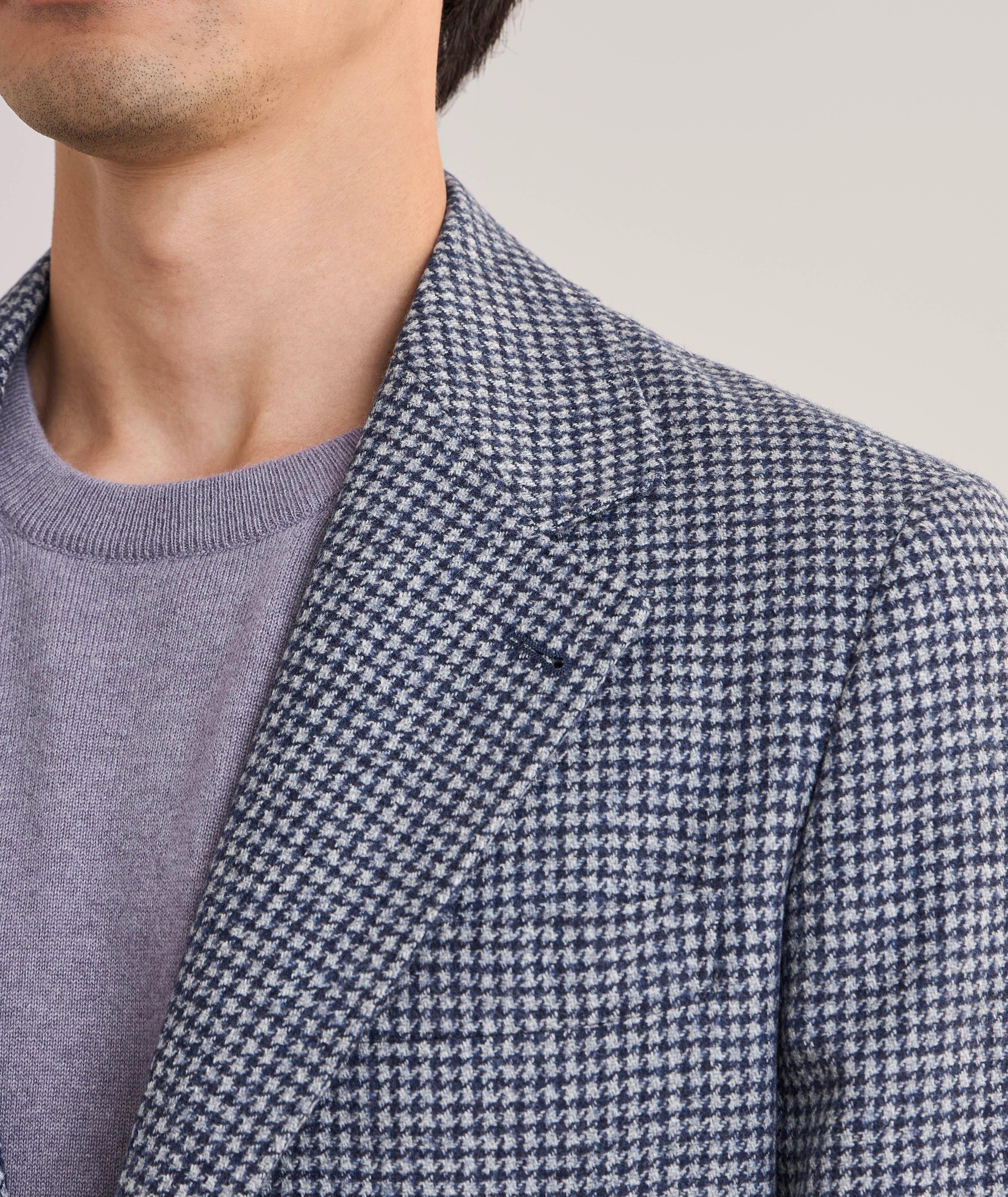 Houndstooth Wool-Alpaca Sport Jacket image 3