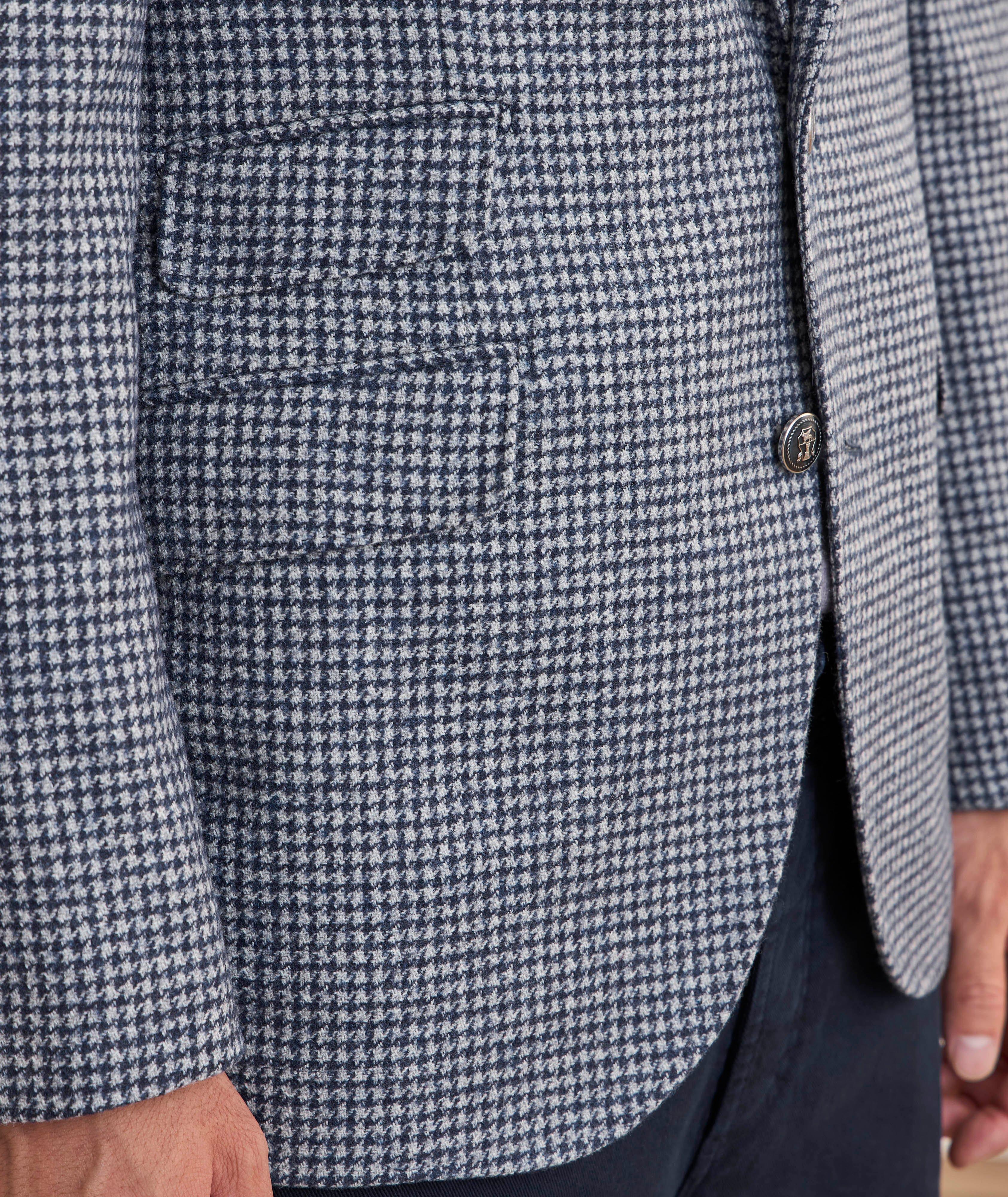 Houndstooth Wool-Alpaca Sport Jacket image 4