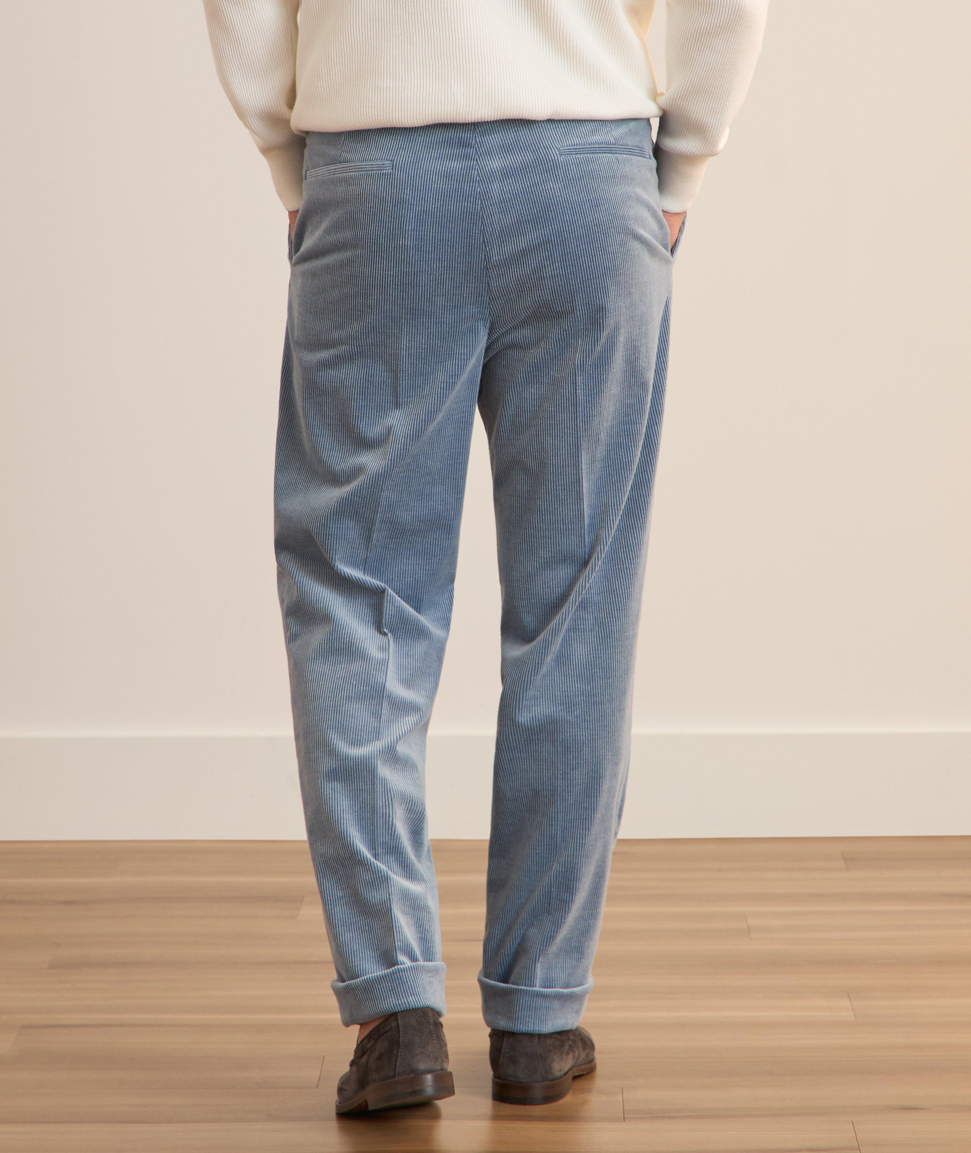 Pleated Corduroy Suit Pants image 2