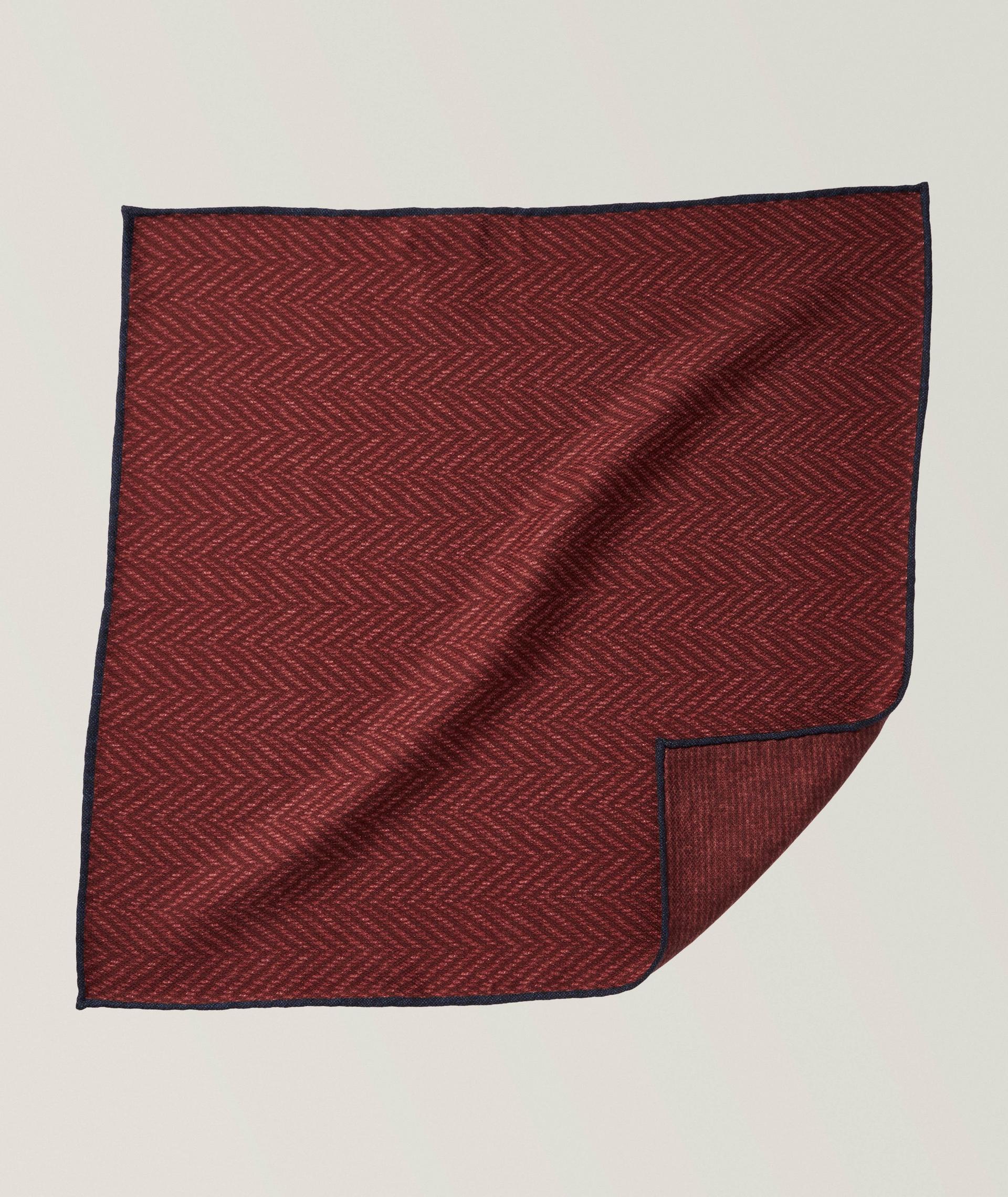 Chevron Silk Pocket Square image 0