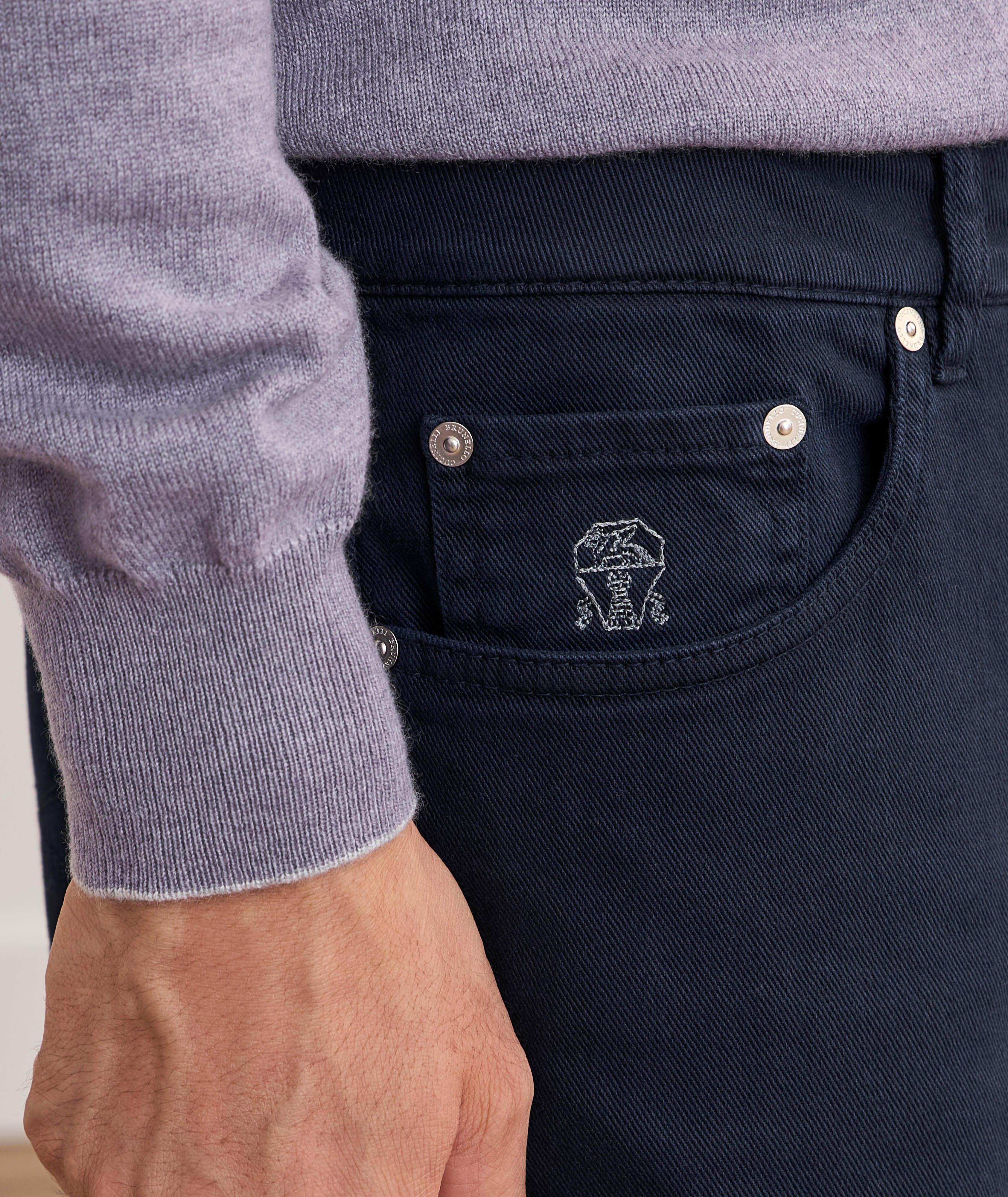 Jean en coton extensible de coupe traditionnelle image 3