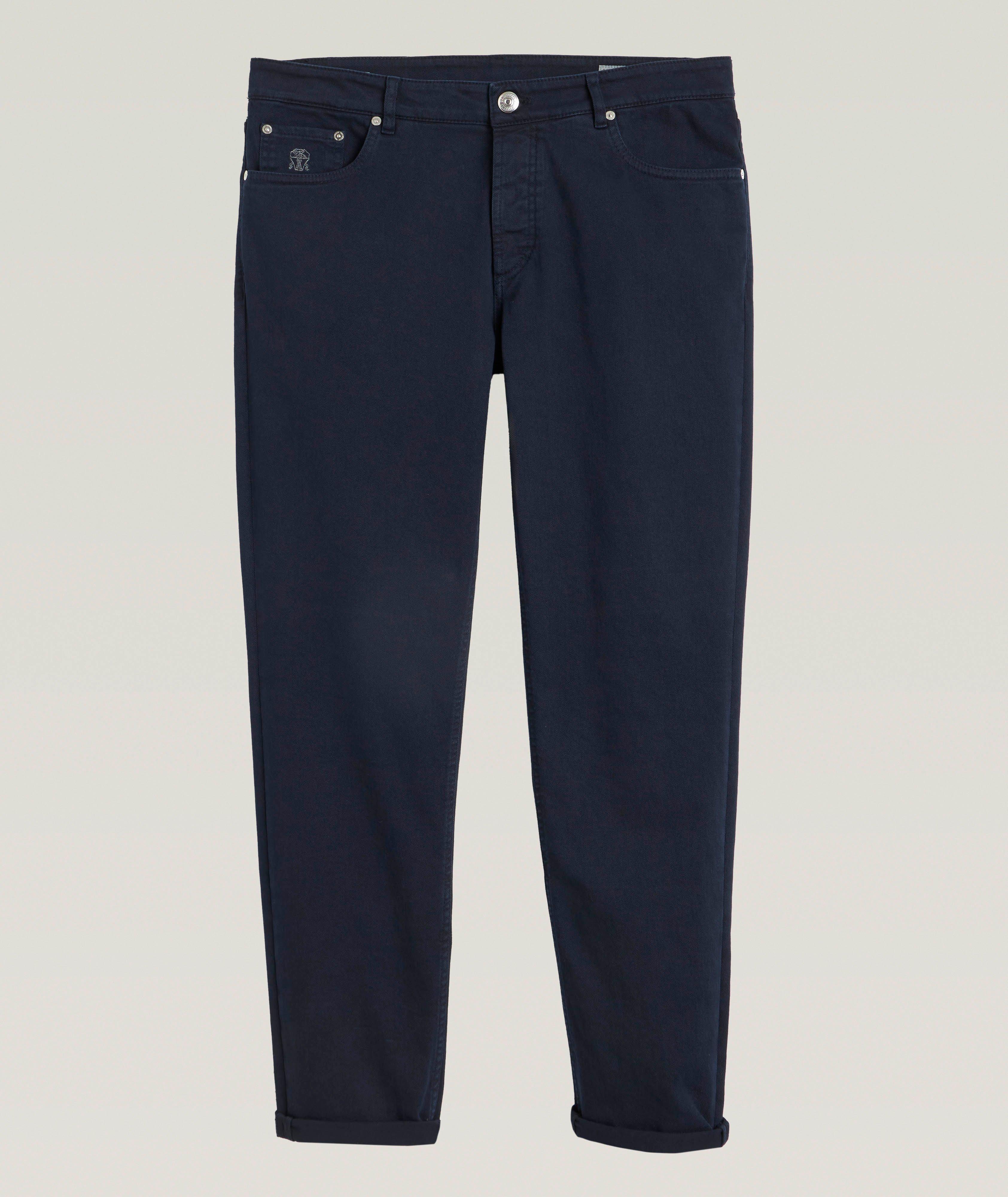 Jean en coton extensible de coupe traditionnelle image 0