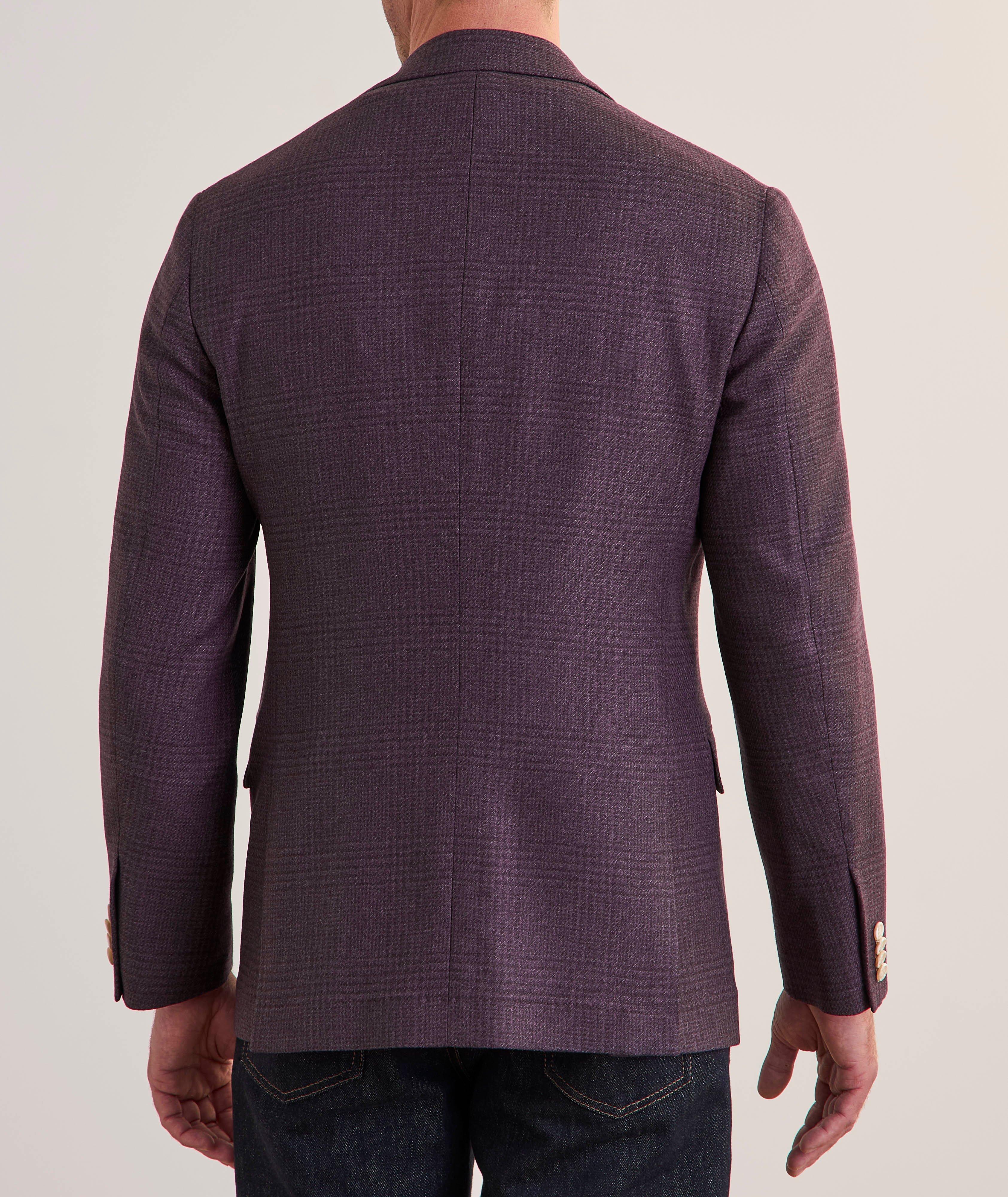 Plaid Peak Lapel Sport Jacket image 2