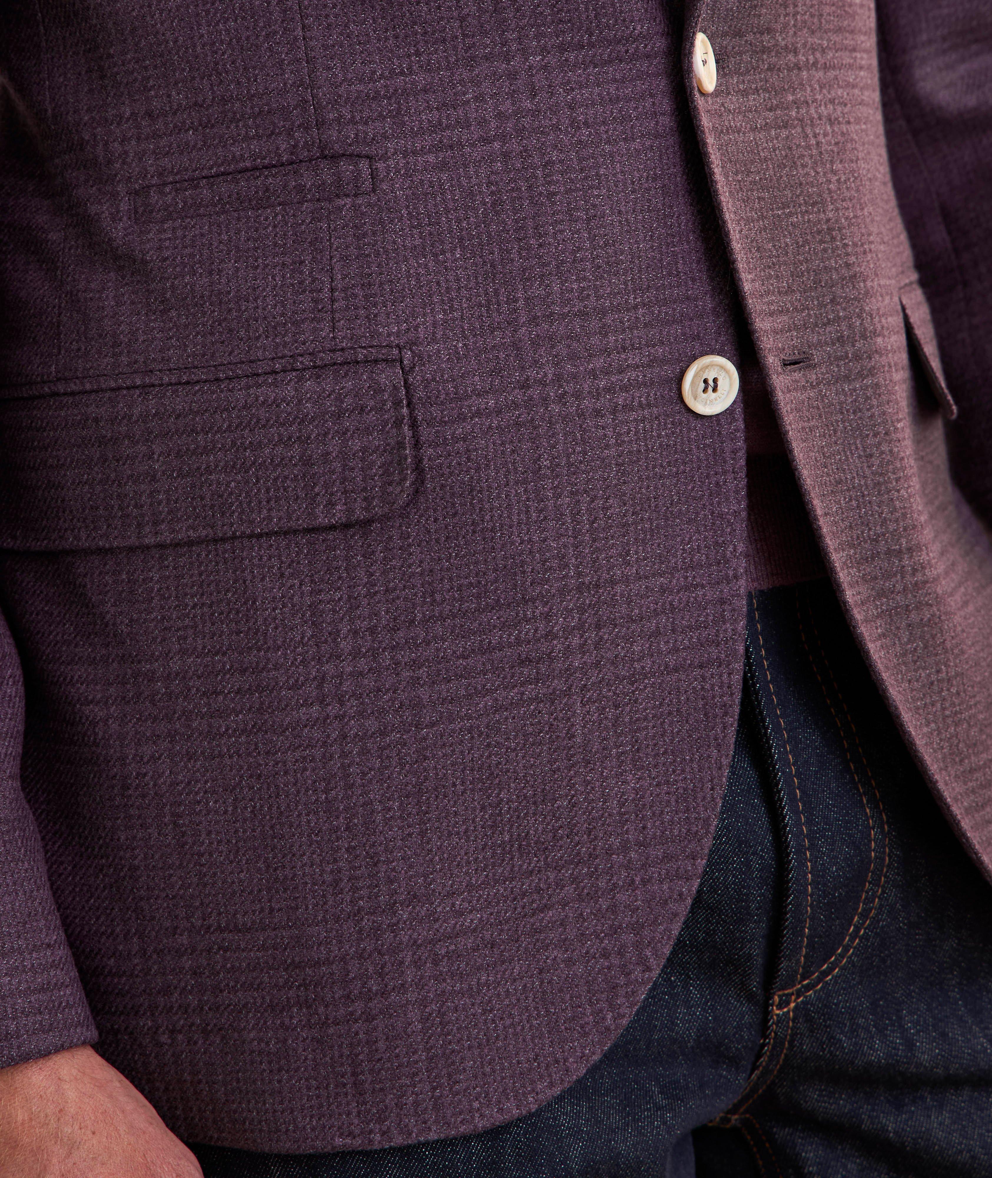 Plaid Peak Lapel Sport Jacket image 4