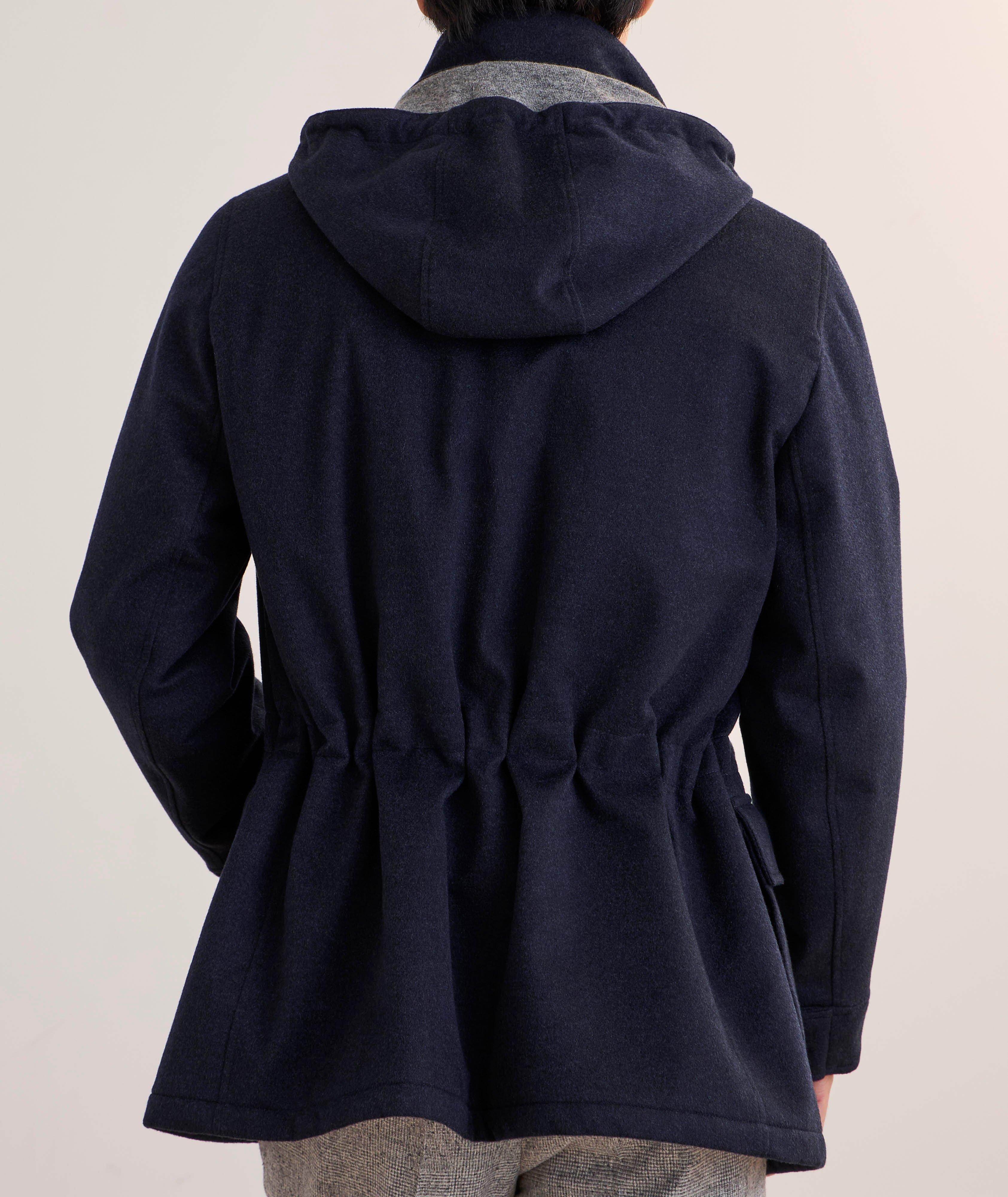 Manteau en cachemire à capuchon image 2