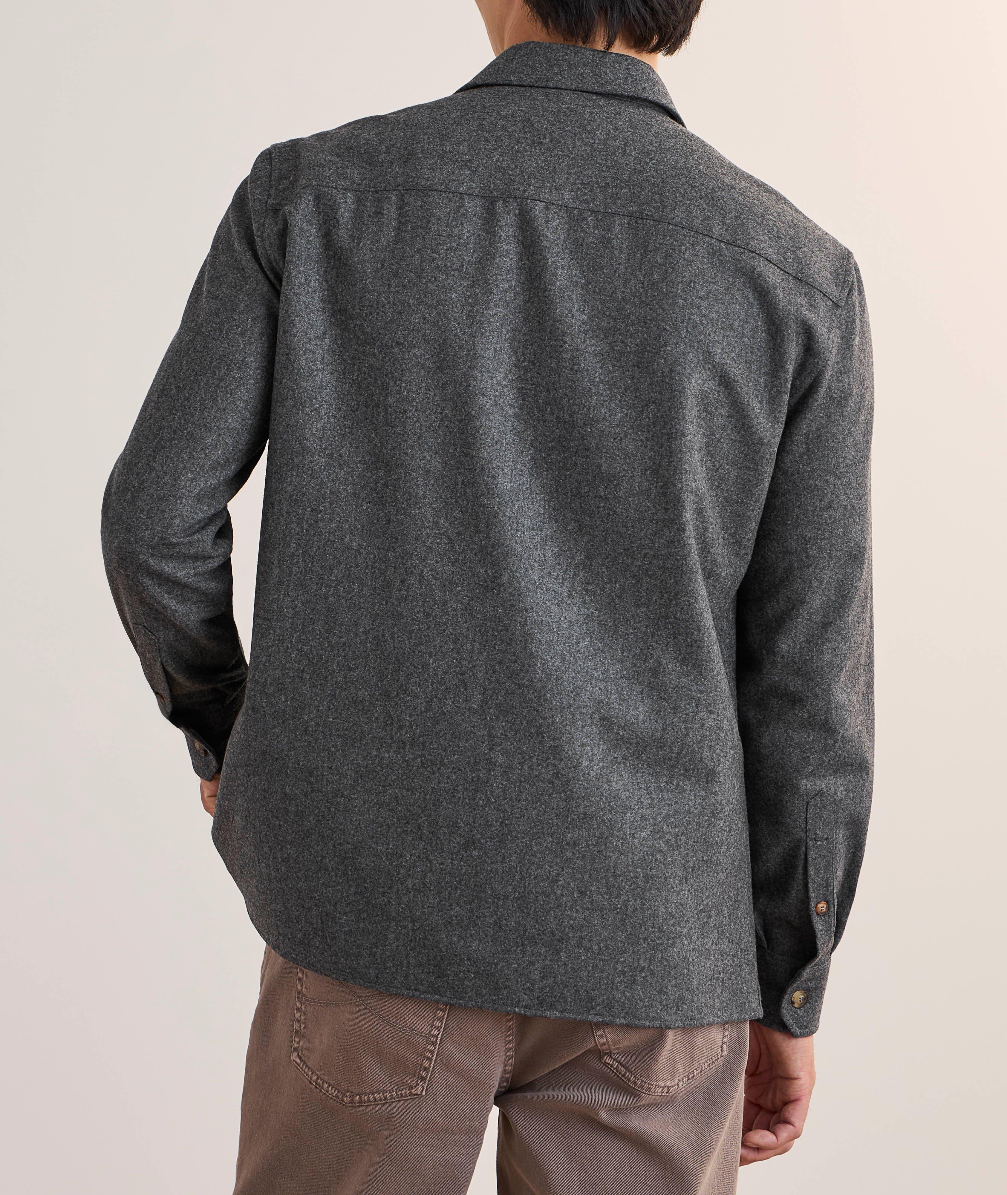 Virgin Wool-Cotton Overshirt image 2