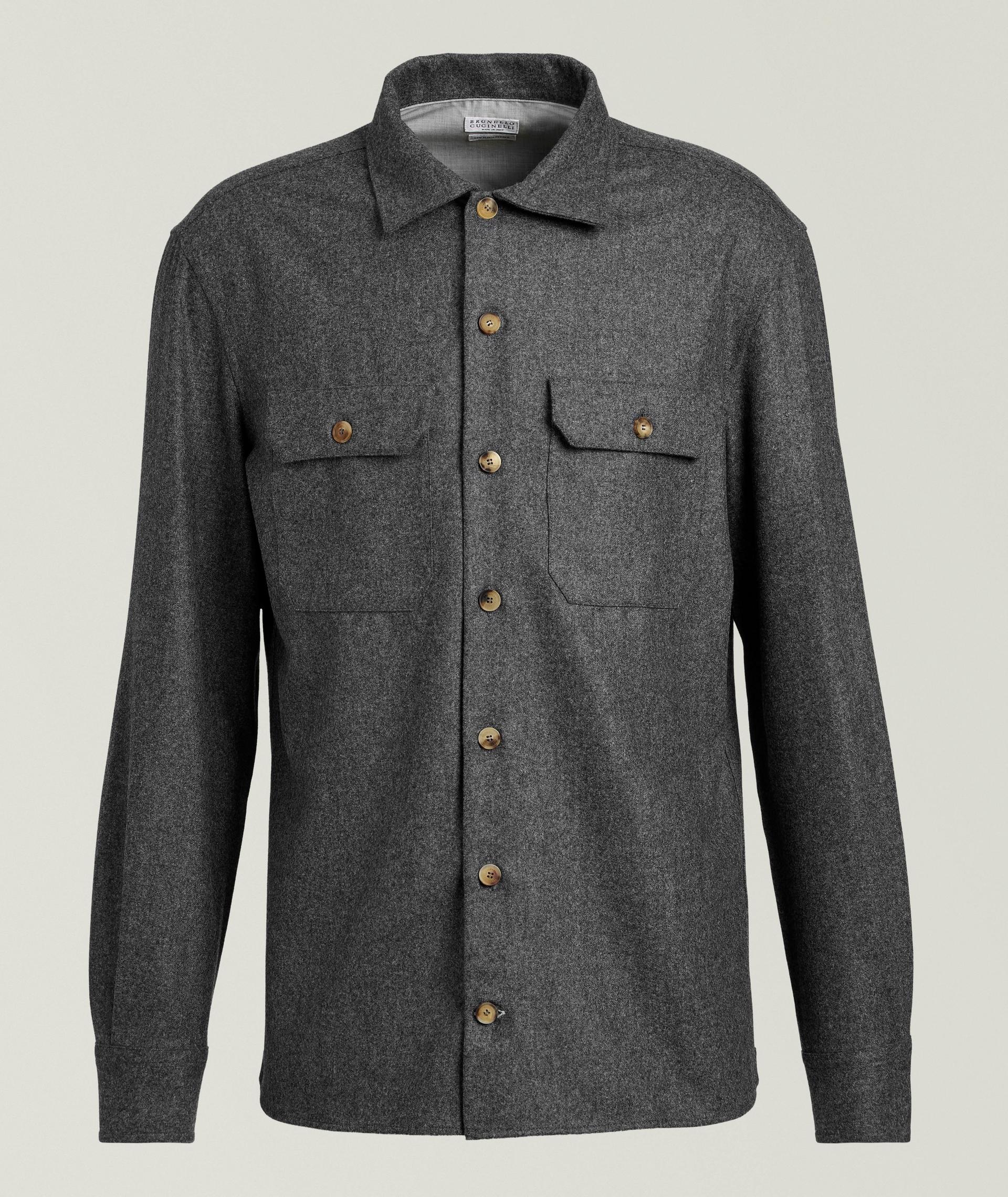 Virgin Wool-Cotton Overshirt image 0