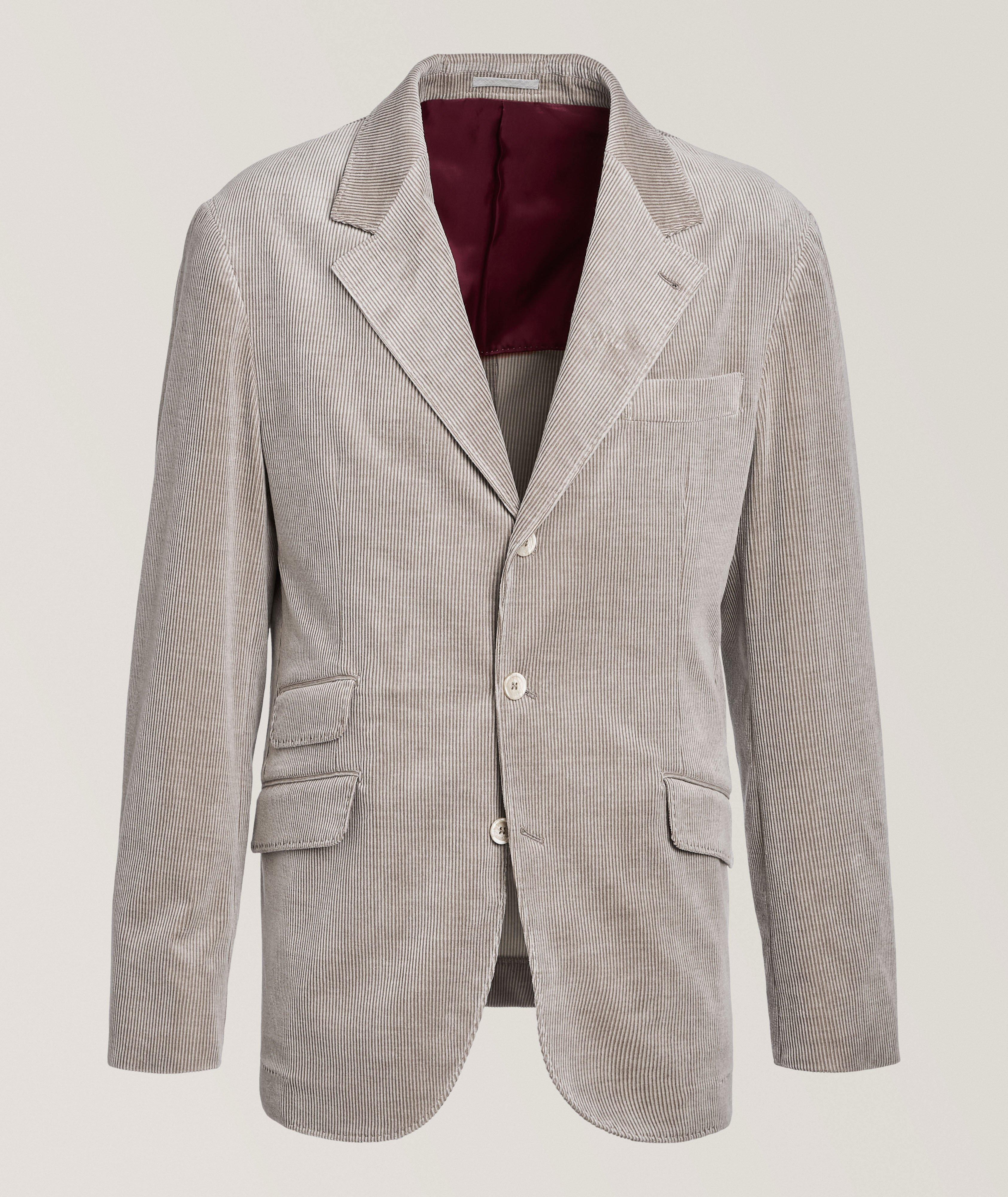 Corduroy Cotton-Cashmere Suit Jacket image 0