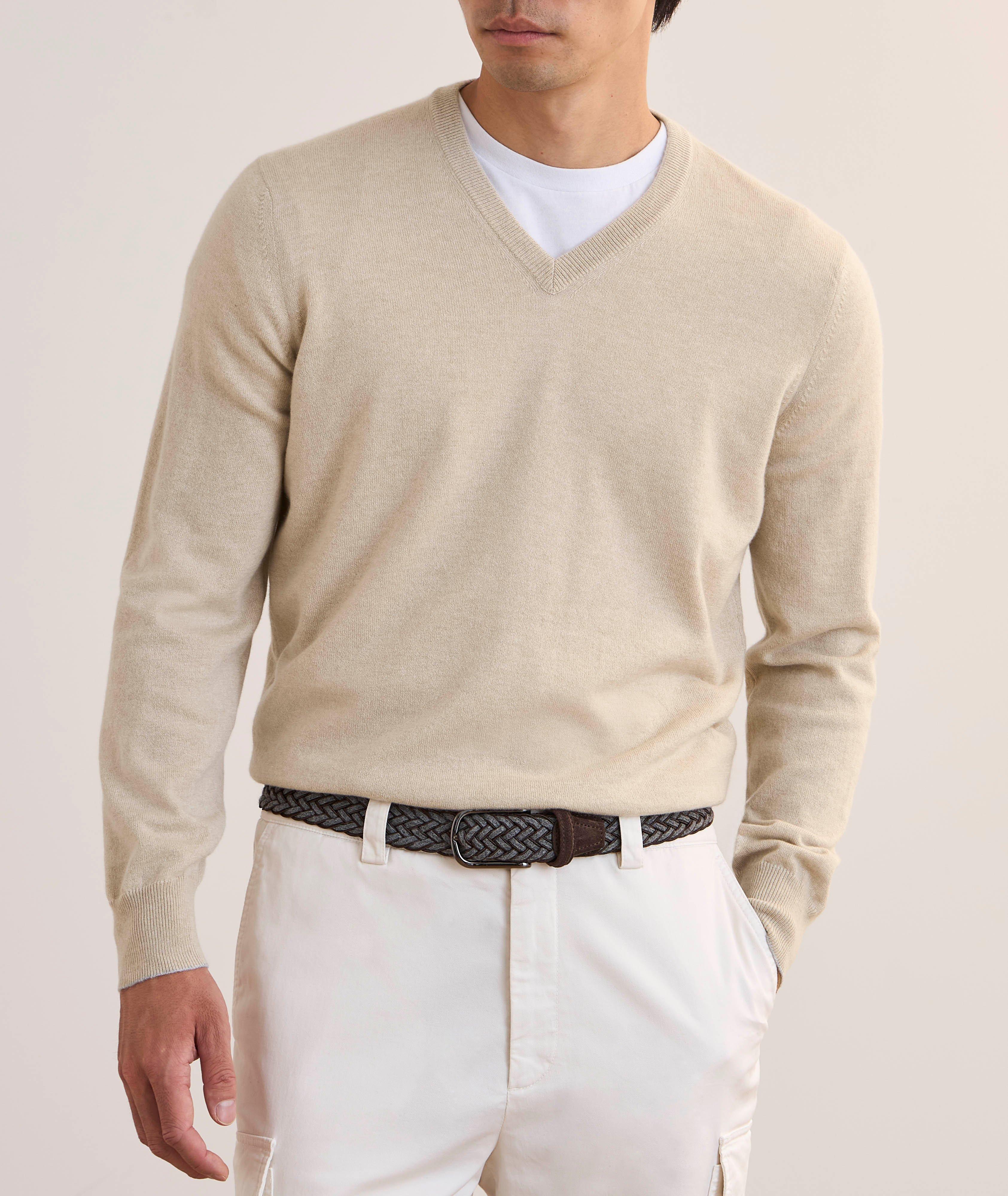 Cashmere V-Neck Sweater image 1