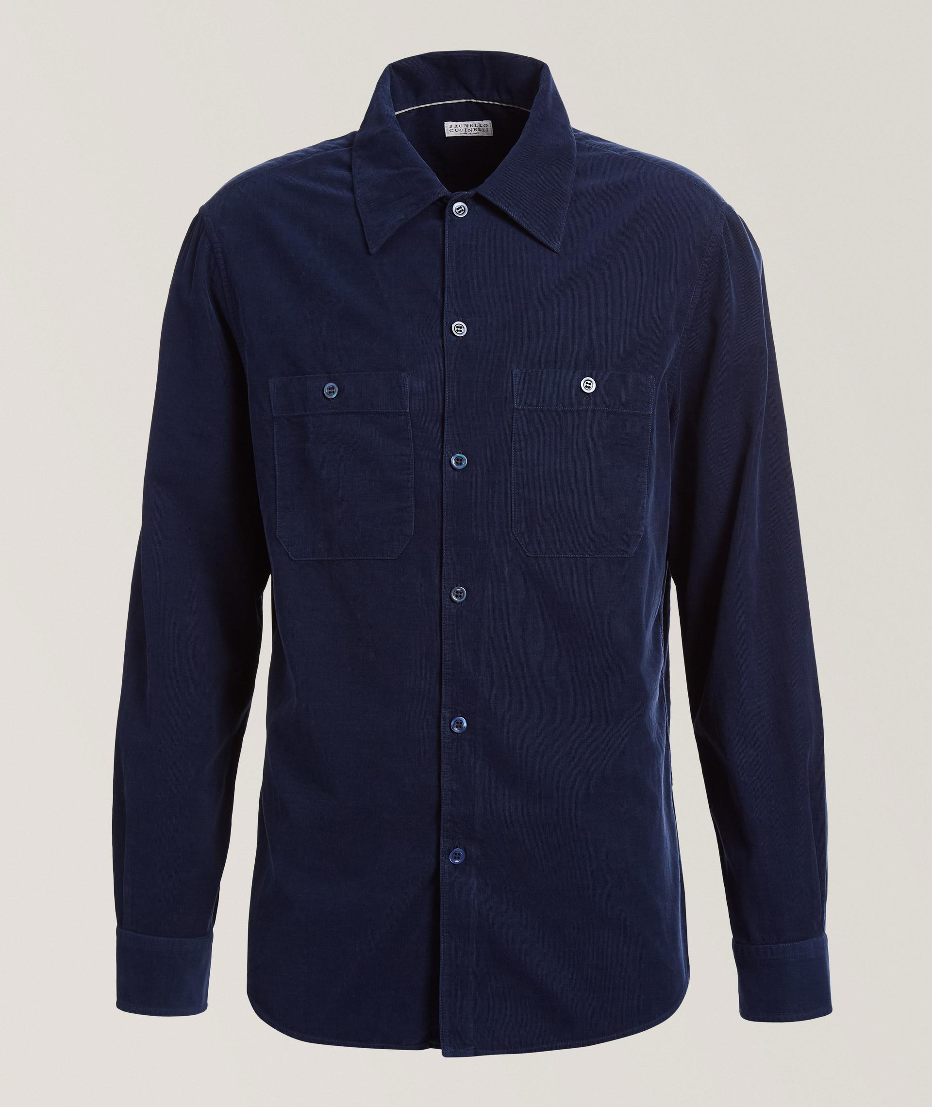 Fine Wale Corduroy Cotton Shirt image 0