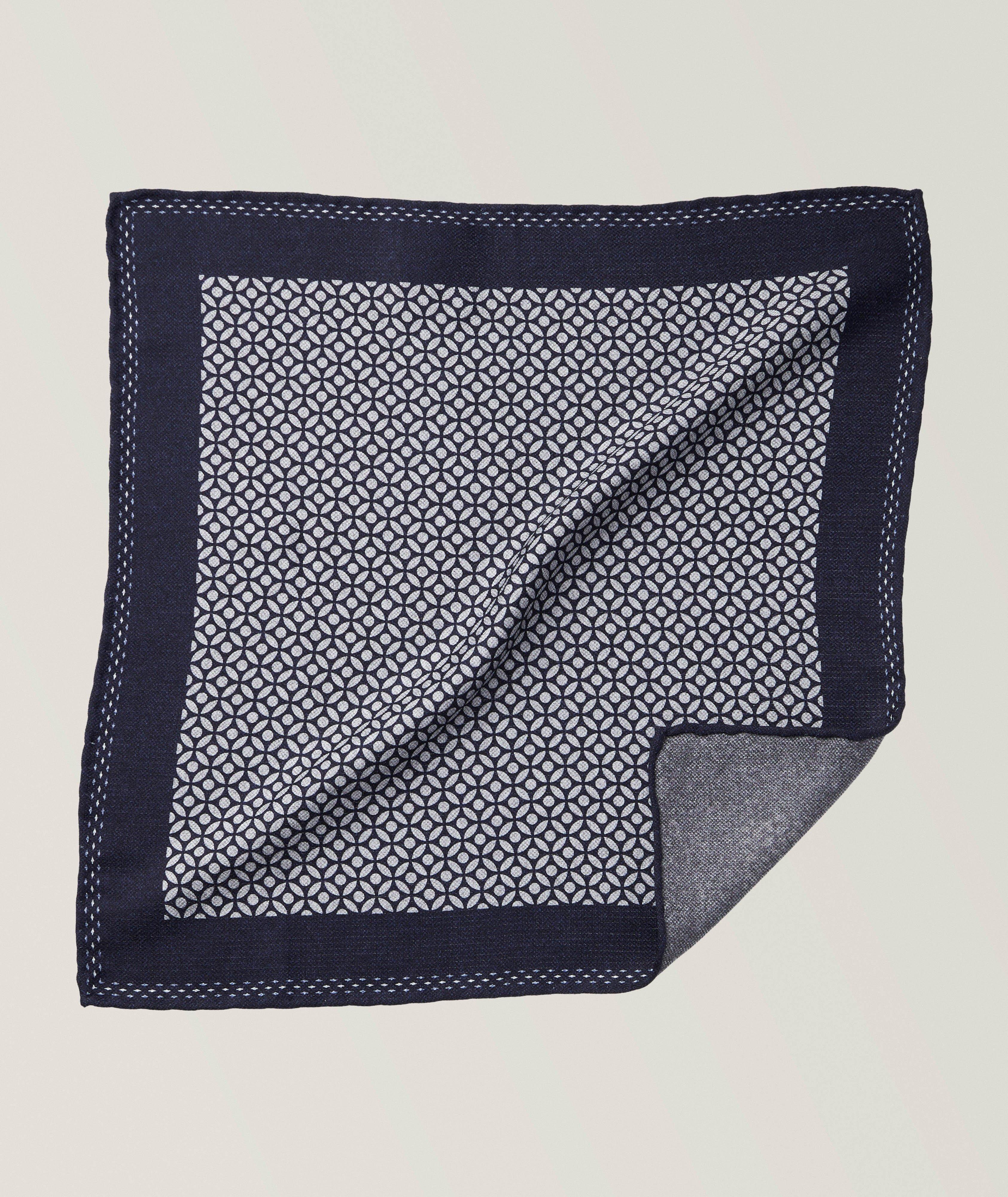 Floral Silk Pocket Square image 0