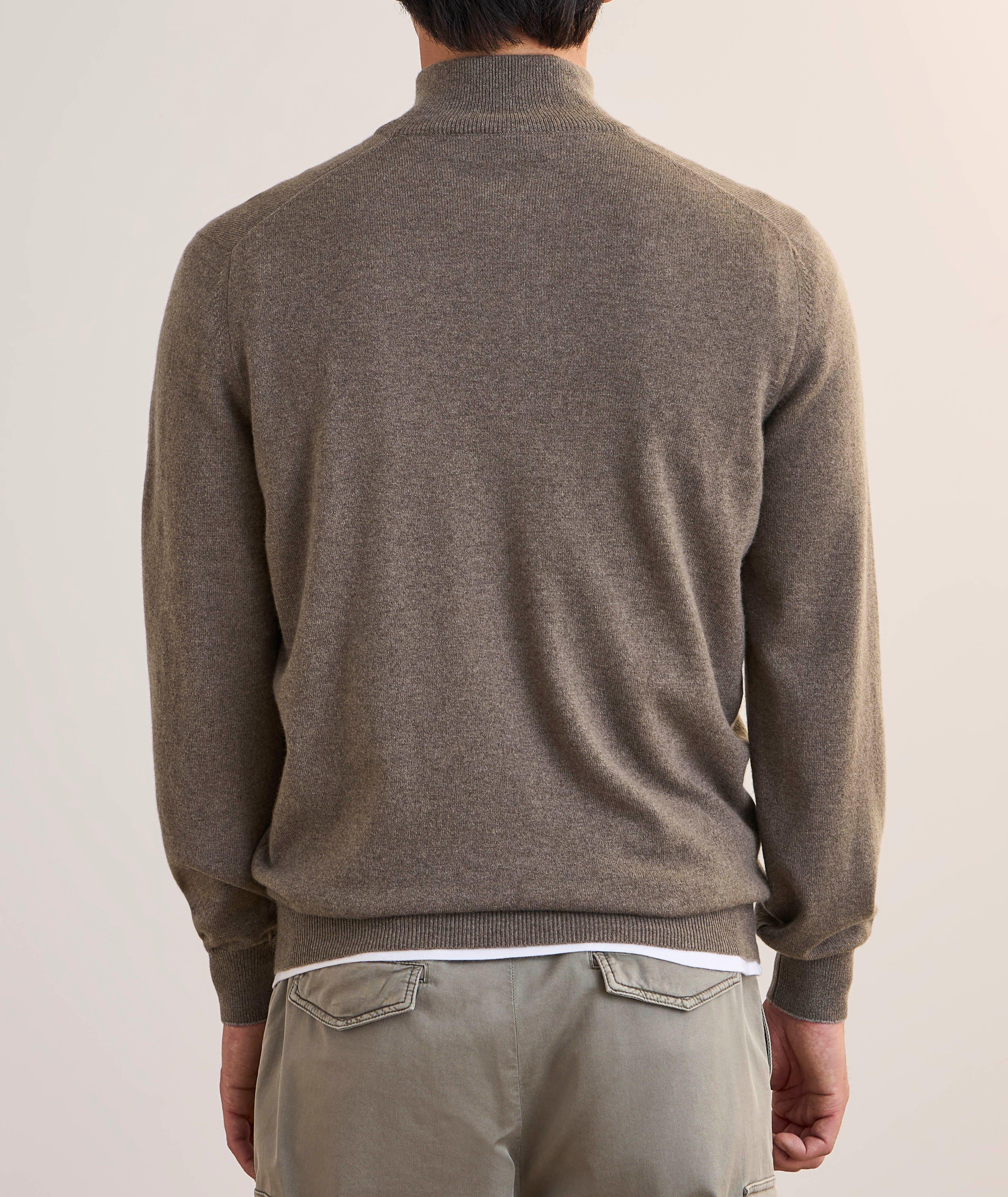 Cashmere Quarter-Zip Sweater image 2