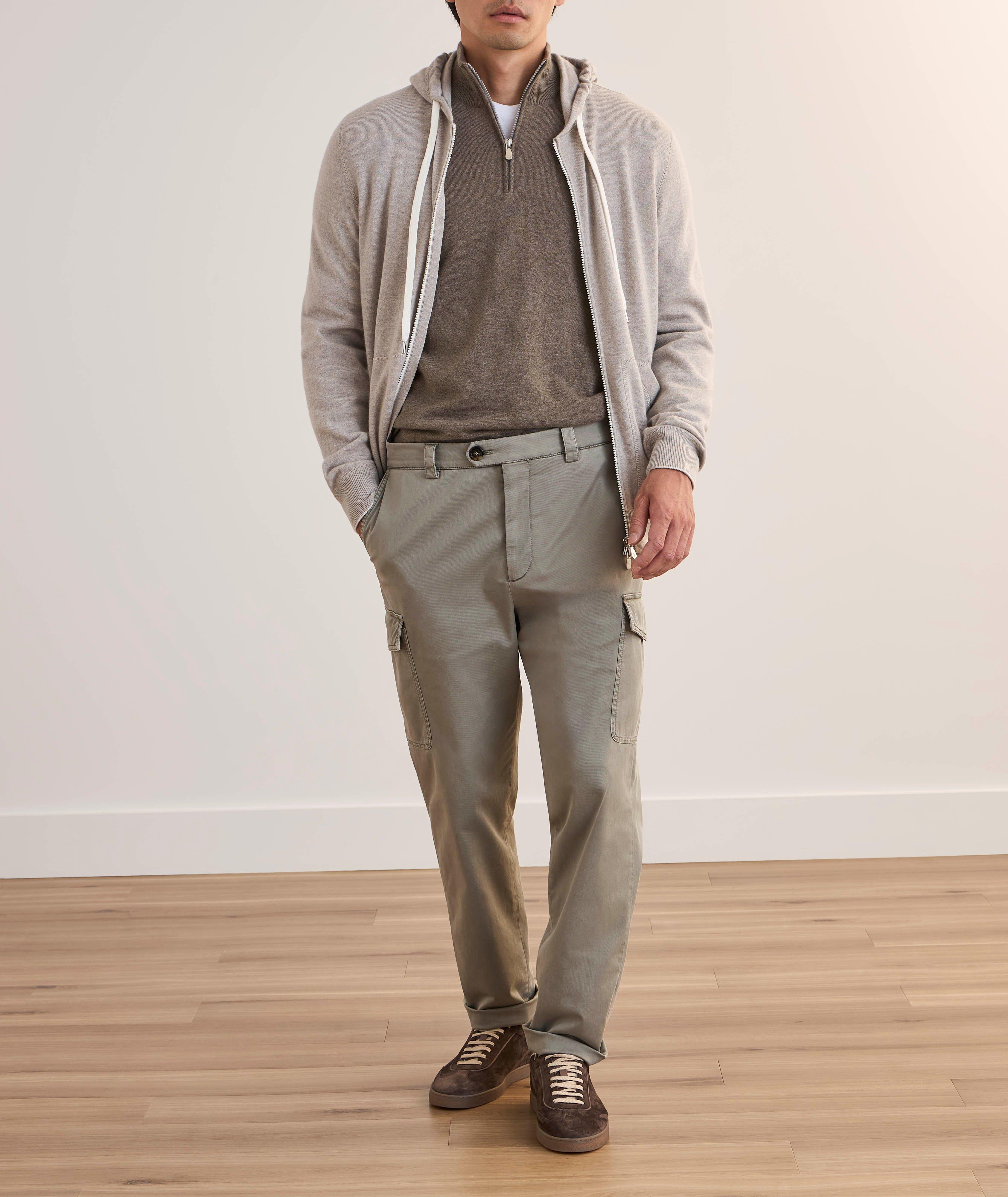 Cashmere Quarter-Zip Sweater image 5