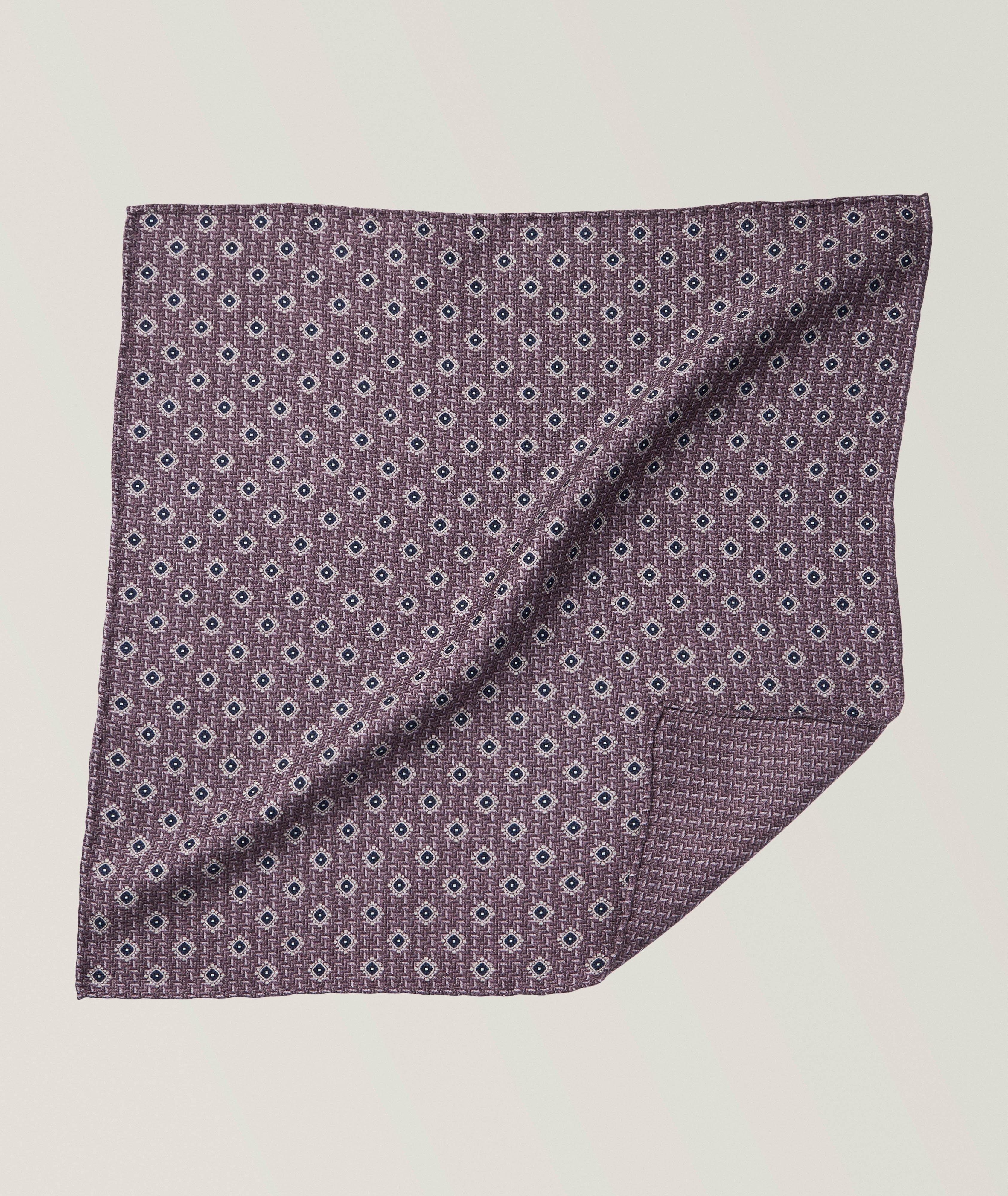 Reversible Medallion-Neat Pocket Square image 0