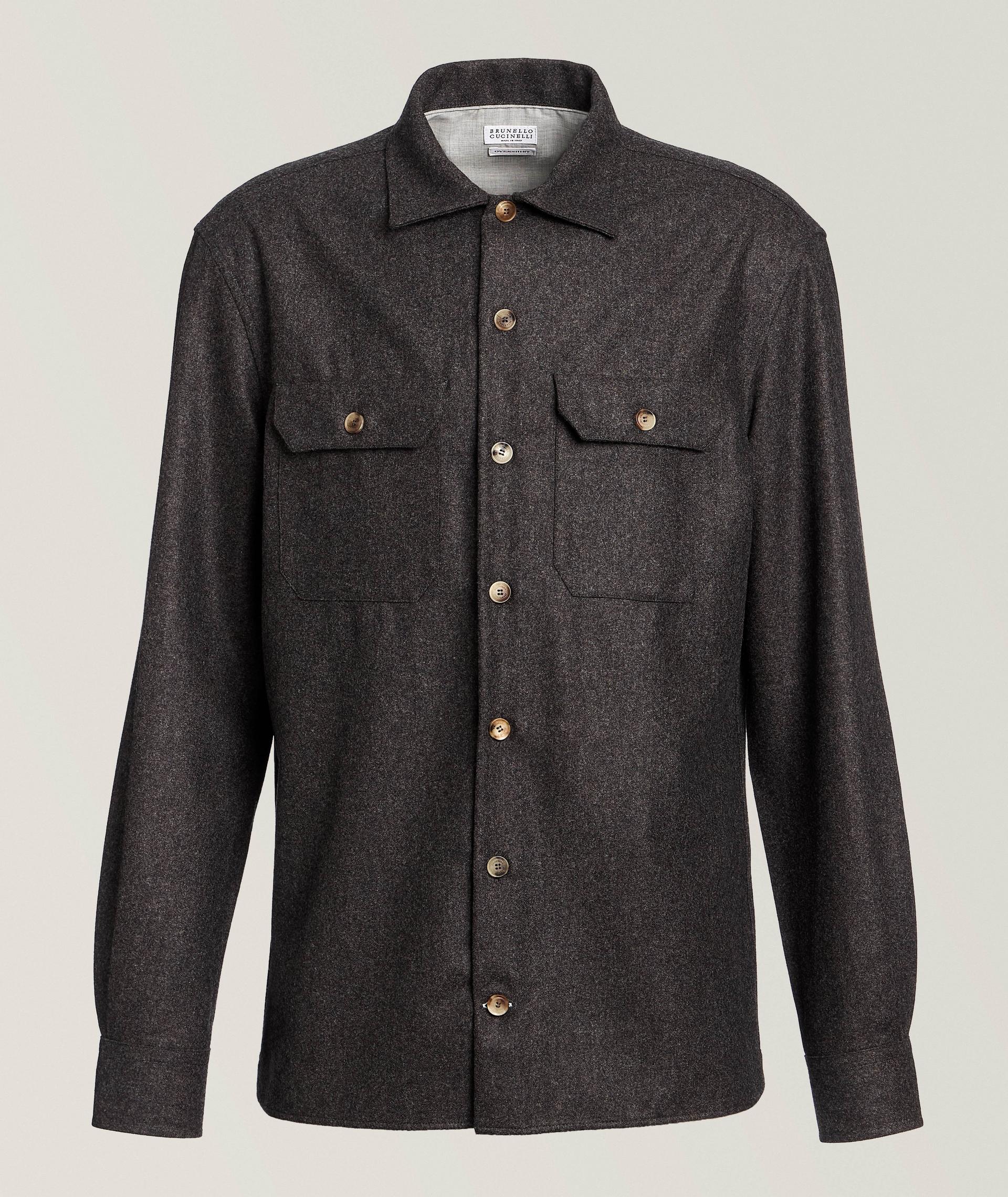 Virgin Wool-Cotton Overshirt image 0