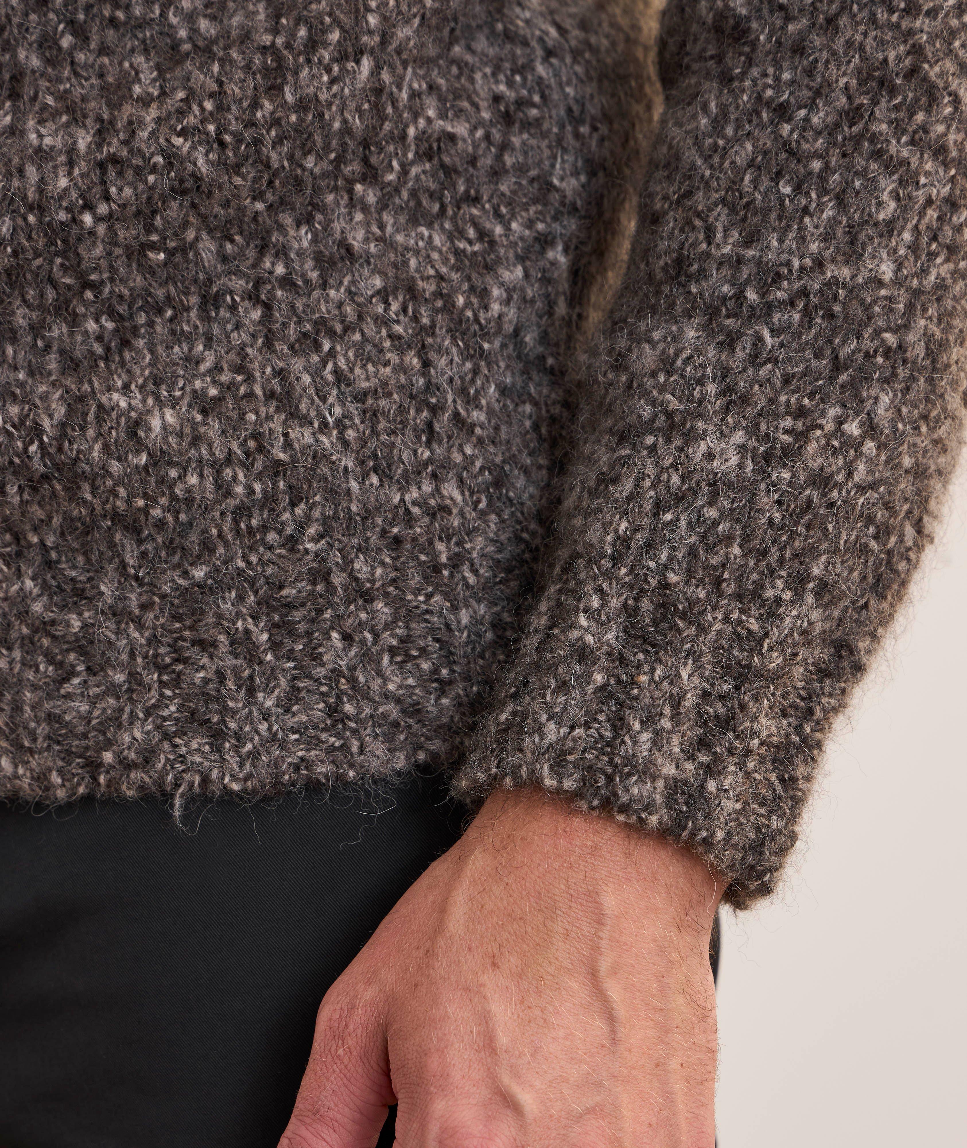 Mélange Alpaca-Blend Turtleneck Sweater  image 4