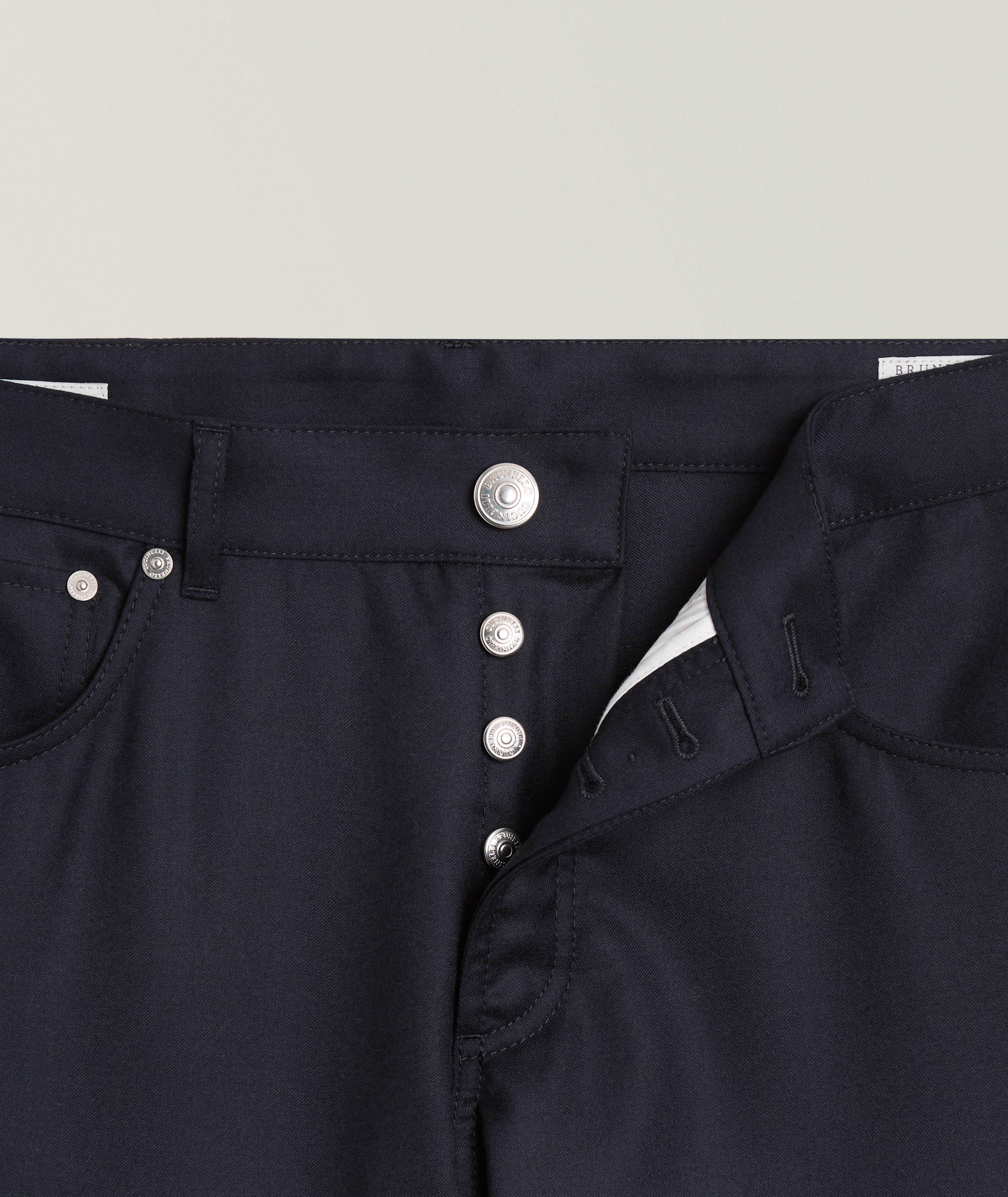 Pantalon en laine vierge de coupe italienne image 5