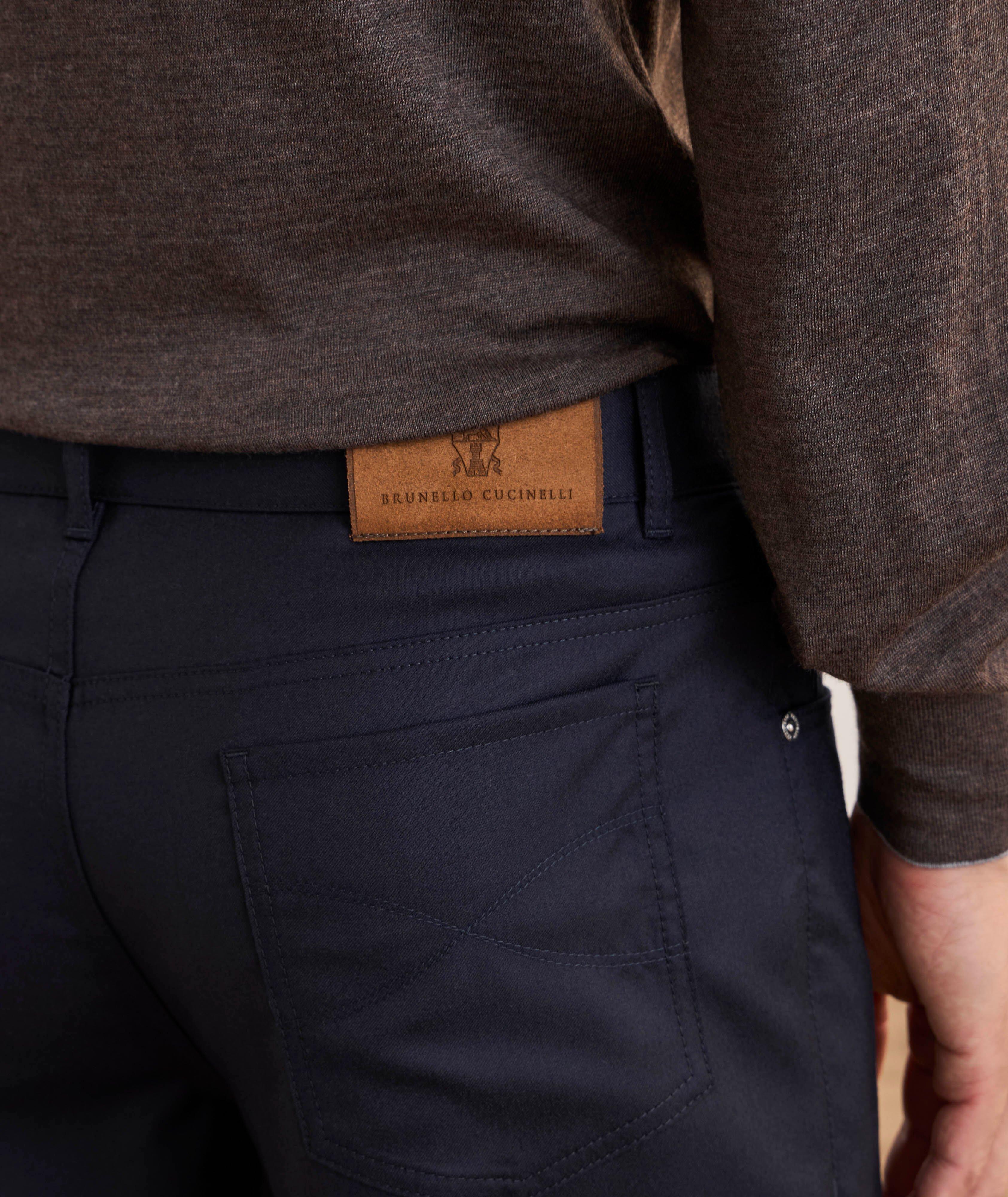 Pantalon en laine vierge de coupe italienne image 4