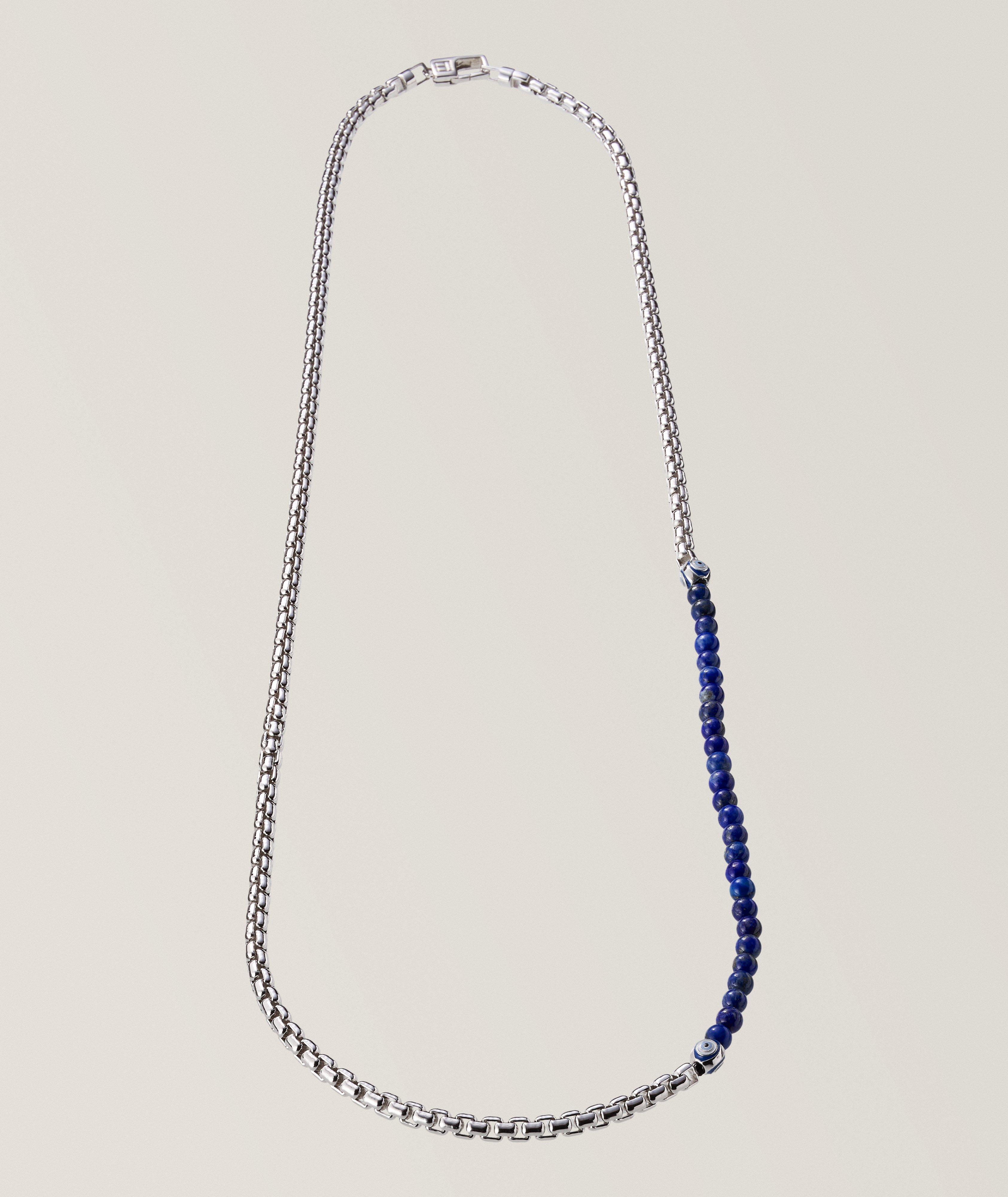 Sennit Catena Evil Eye Sterling Silver Necklace image 0