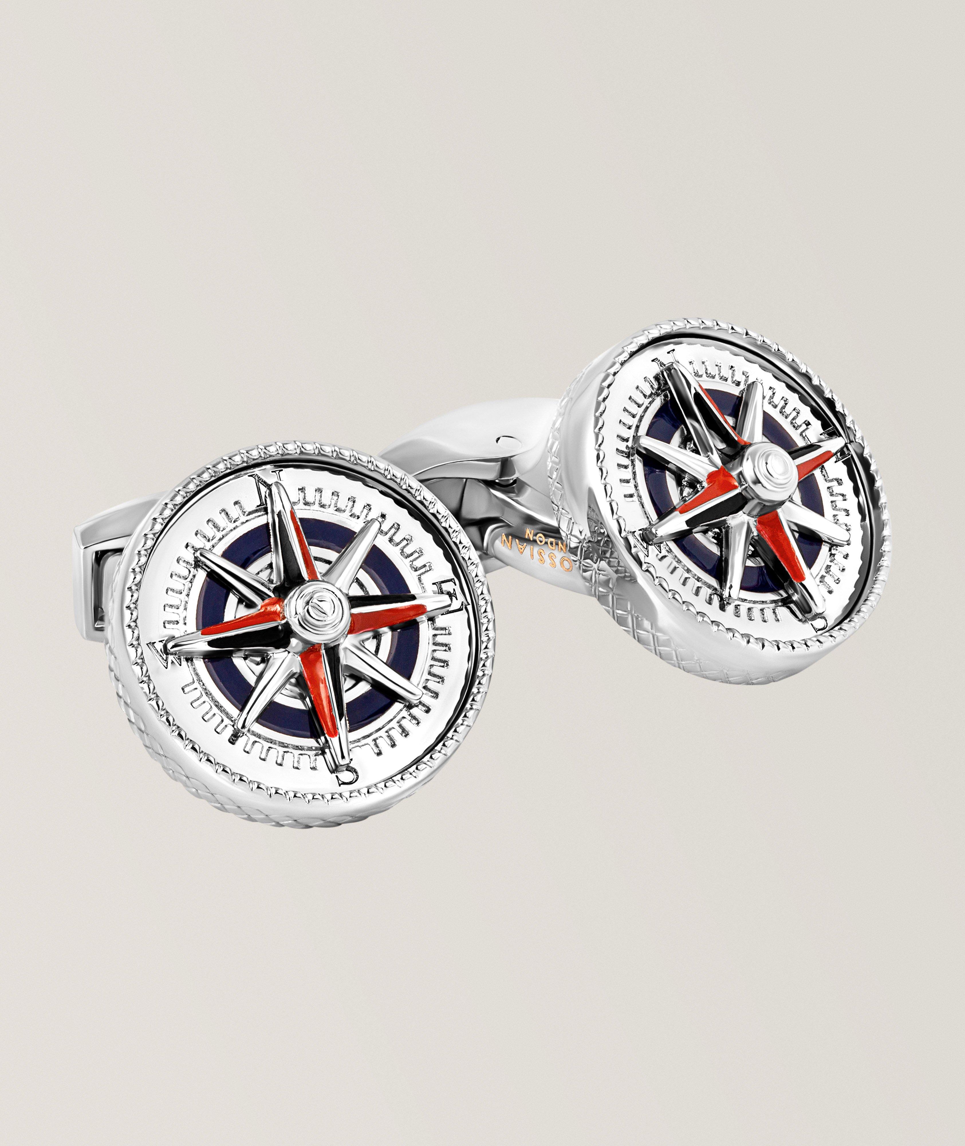 Tateossian Marine Compass Cufflinks 