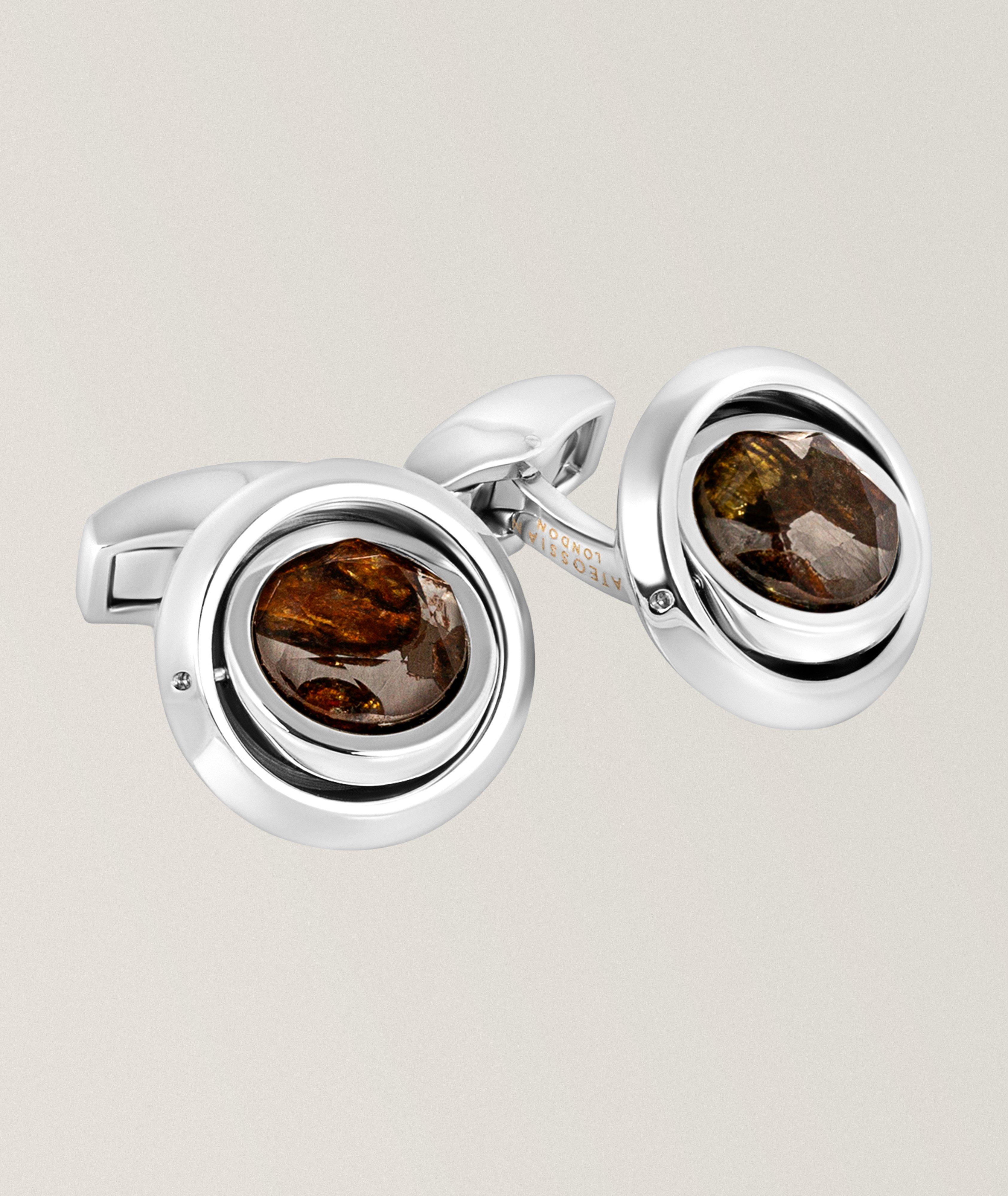Swiveling Meteorites Cufflinks image 0
