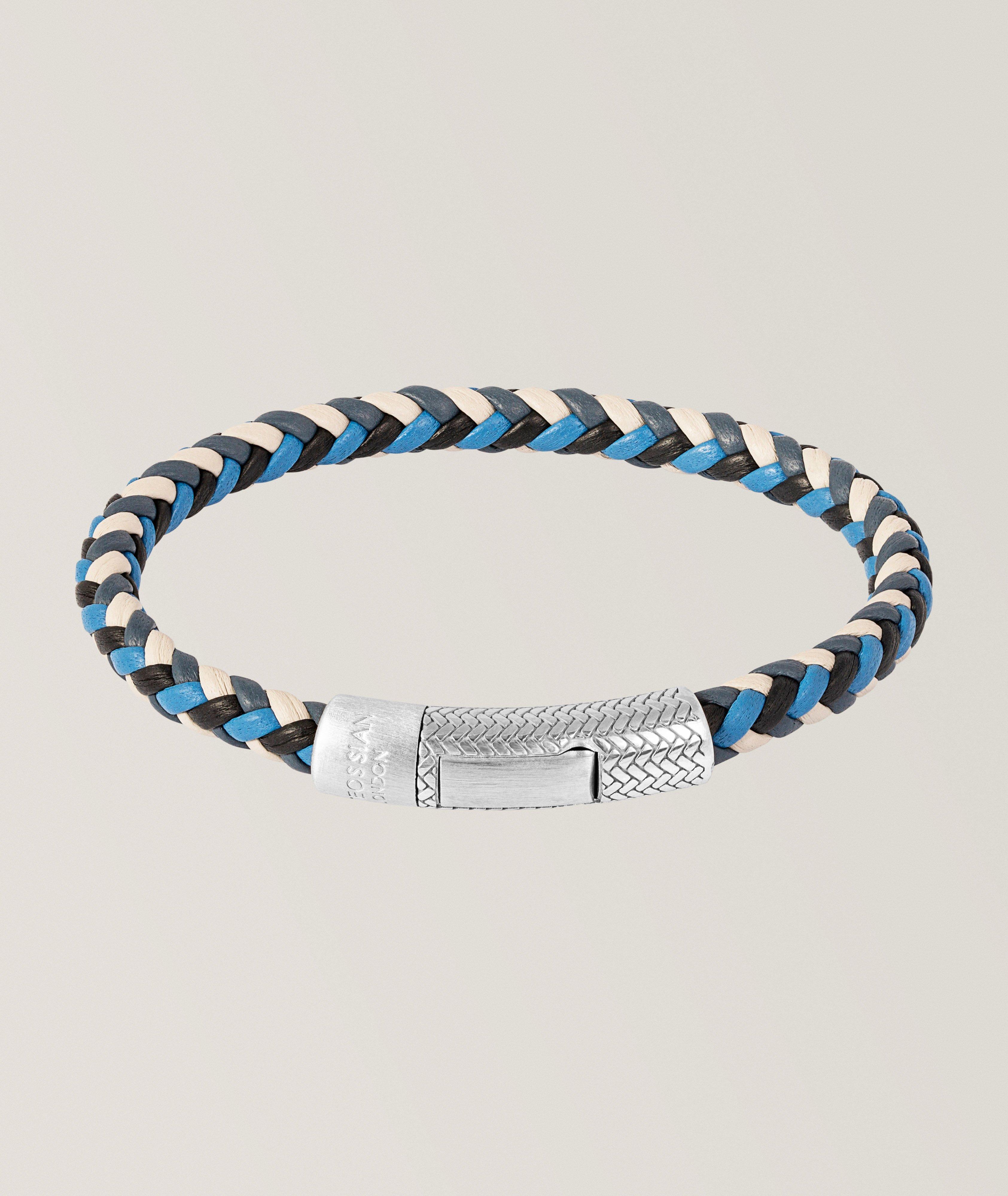 Herringbone Click Multi-Pelle Bracelet image 0