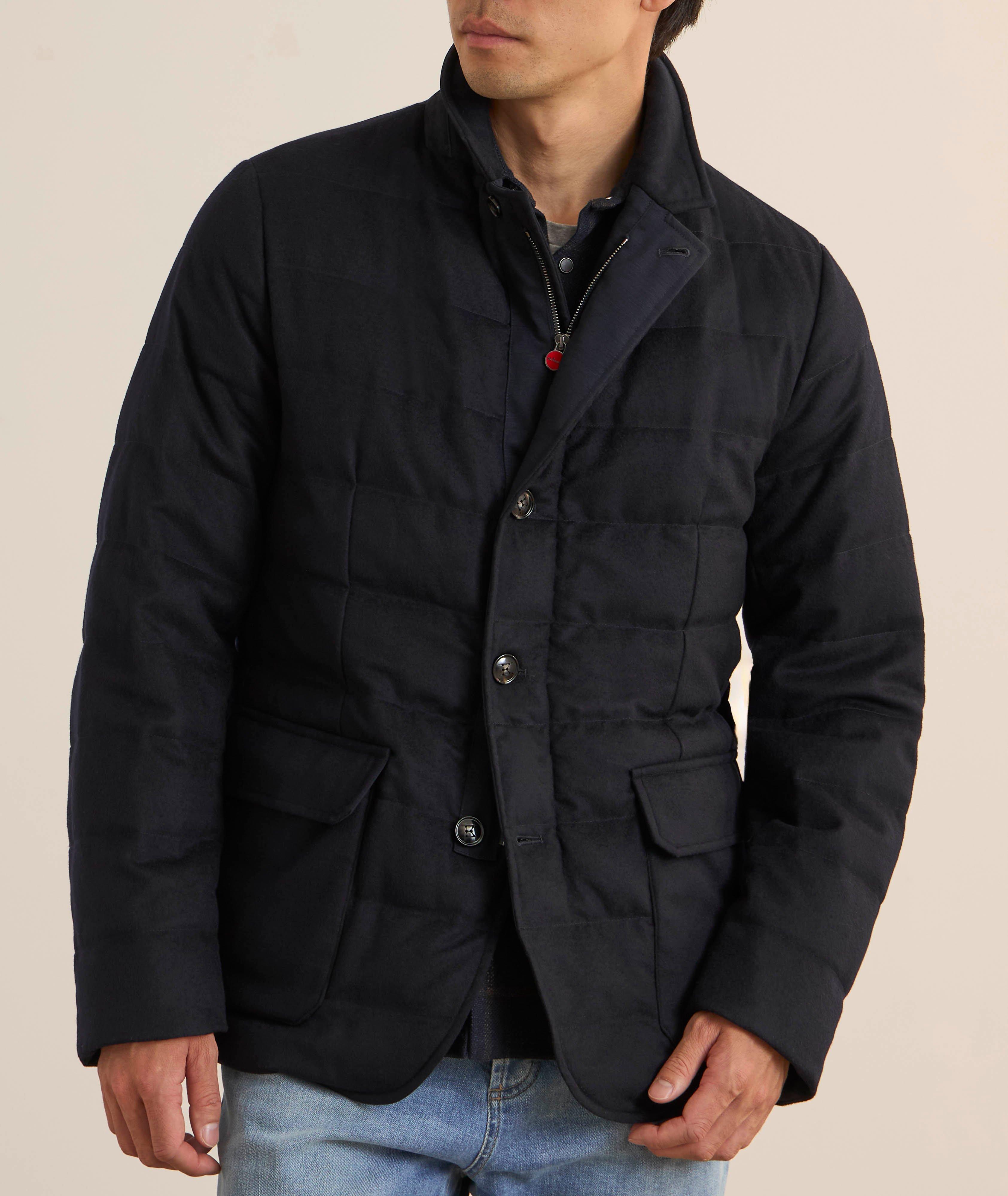 Cashmere-Blend Puffer Coat image 1