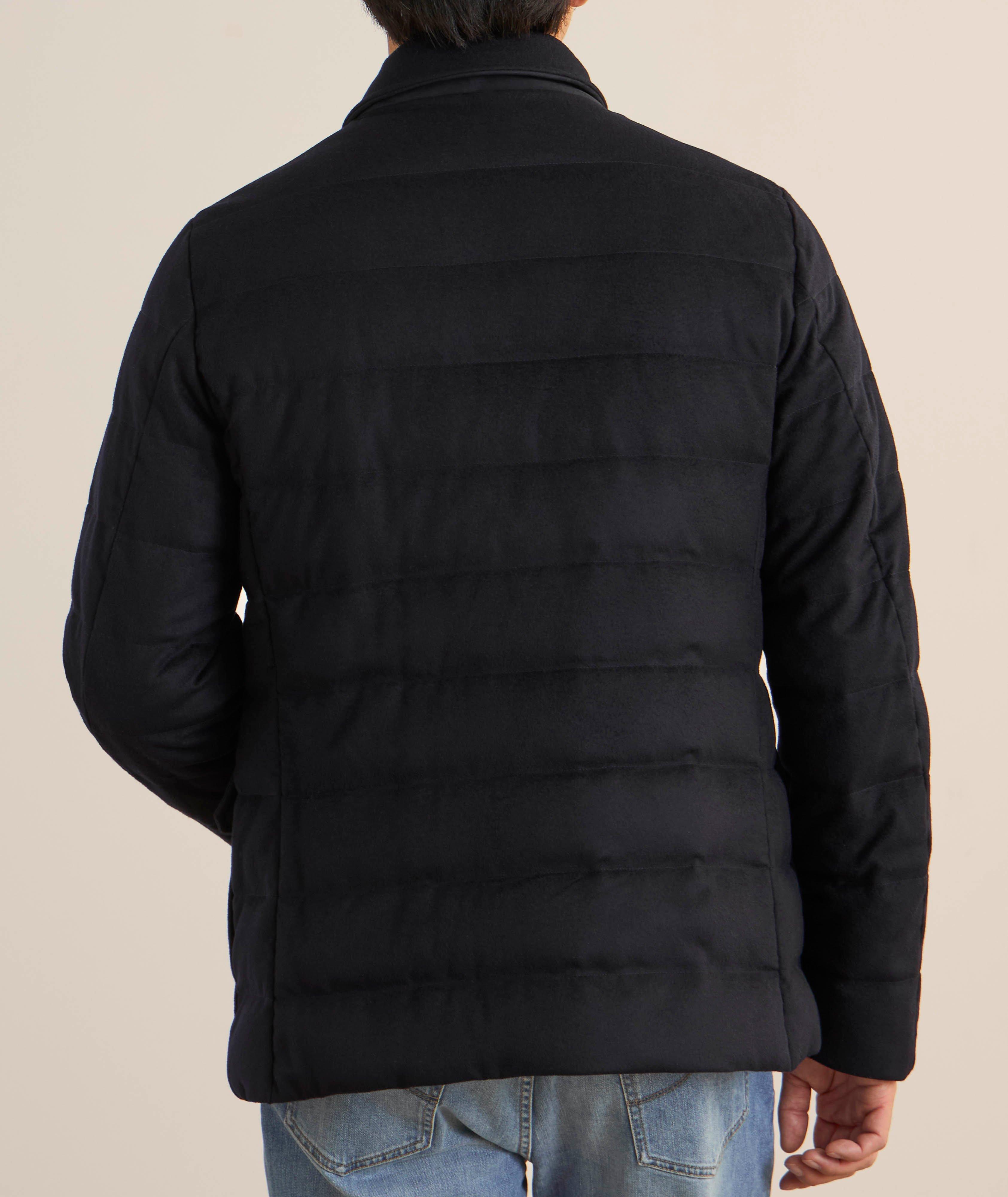 Cashmere-Blend Puffer Coat image 2