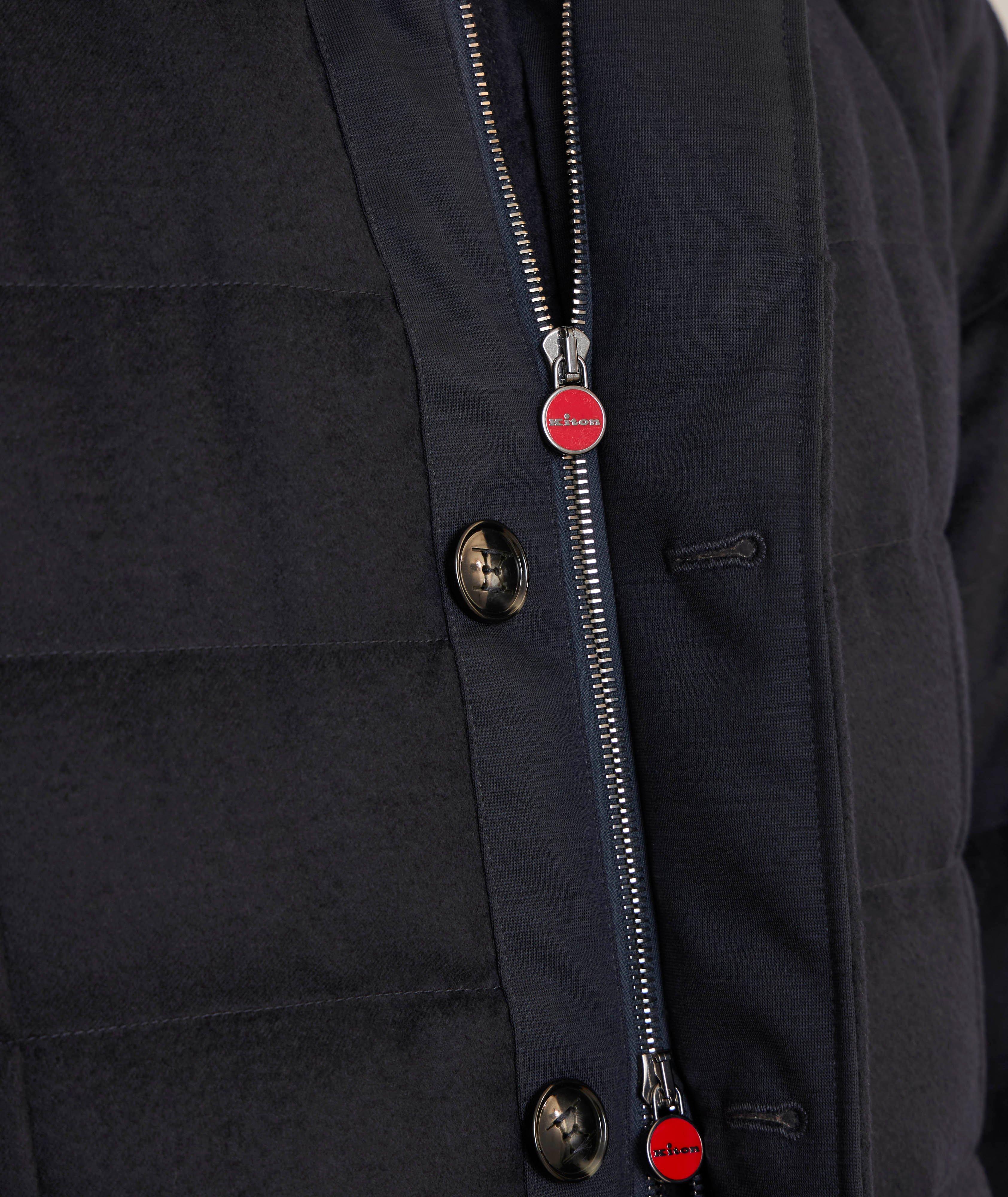 Cashmere-Blend Puffer Coat image 3