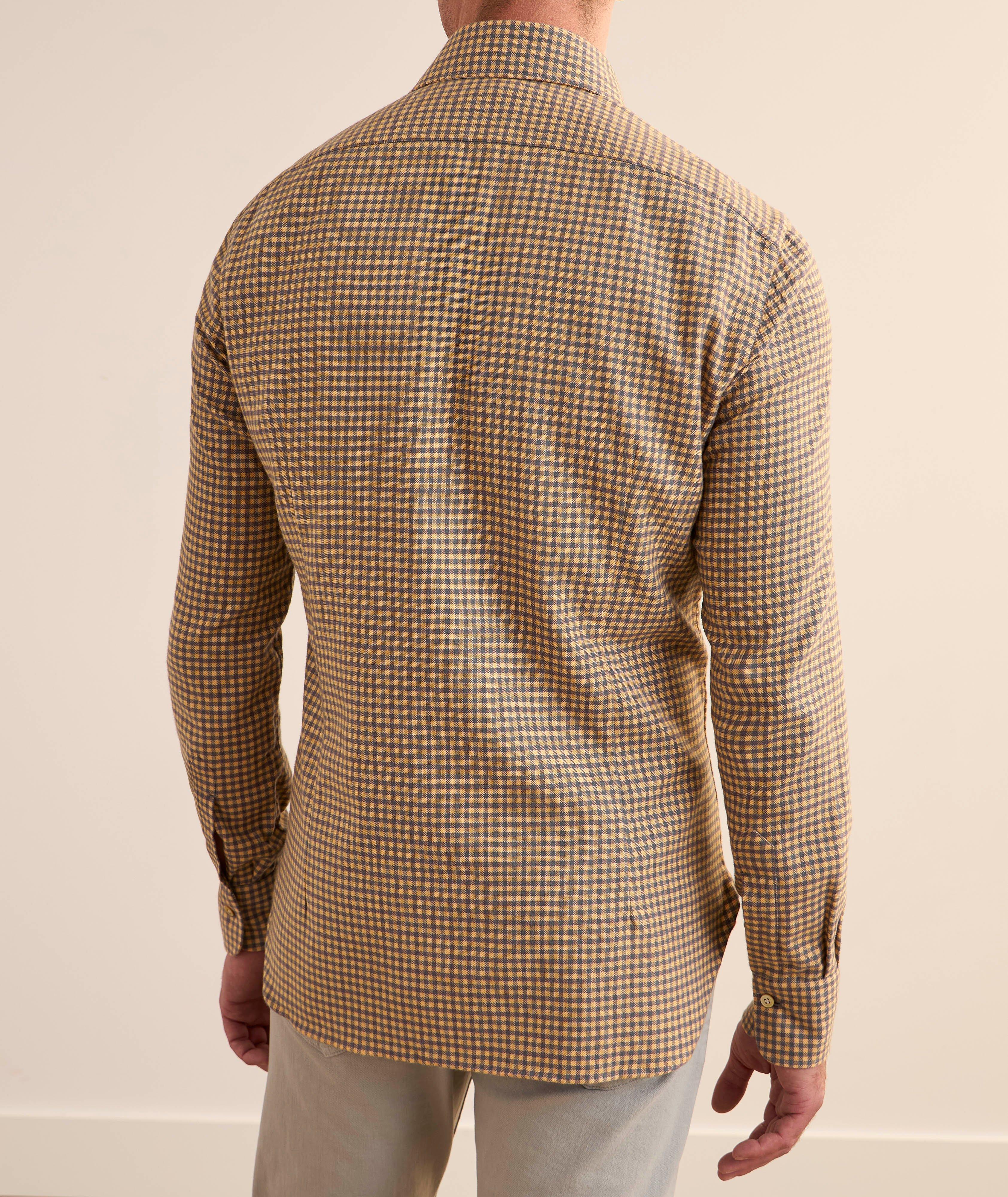 Gingham Check Brushed Cotton Shirt  image 2
