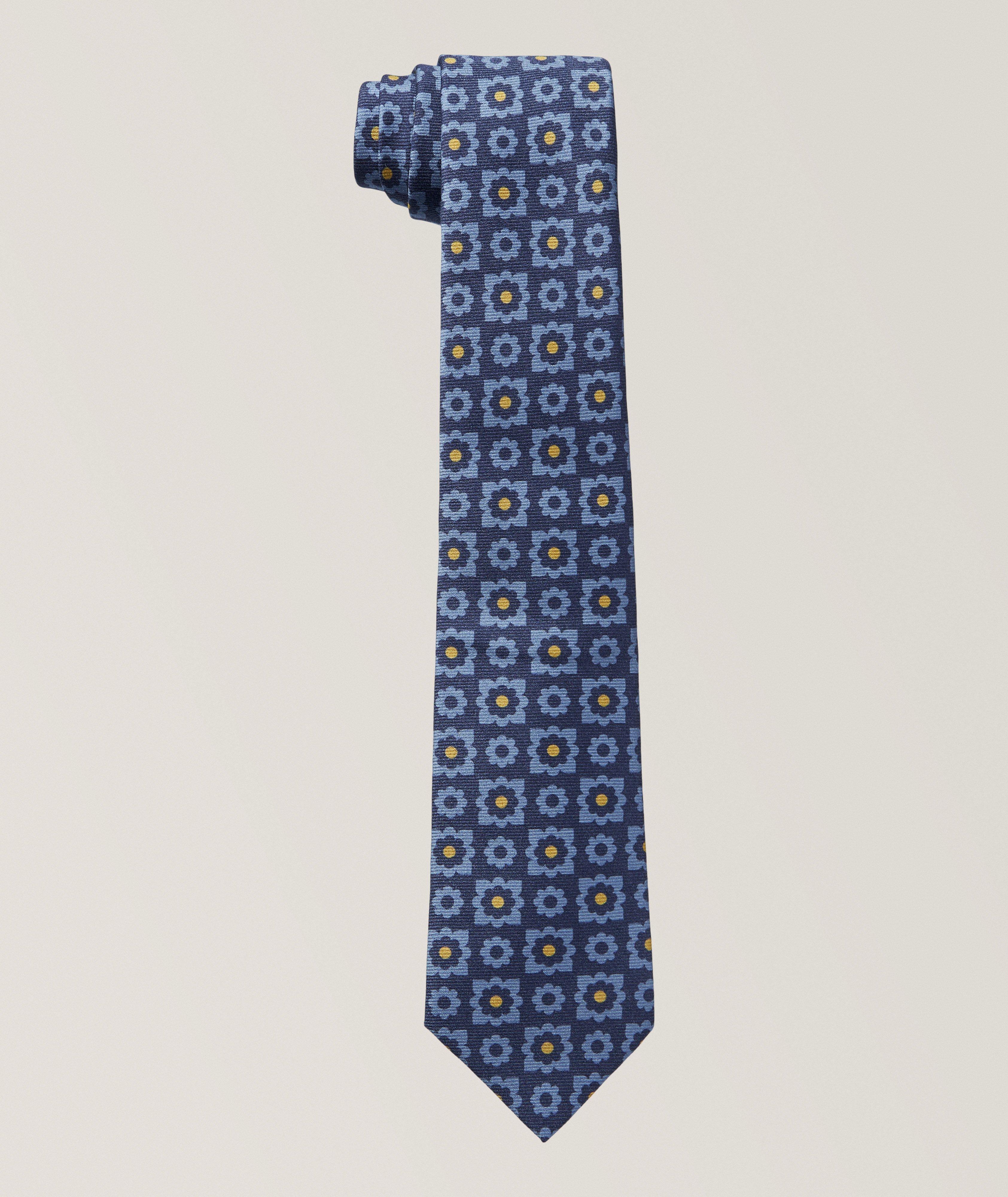 Floral-Print Silk Tie  image 0