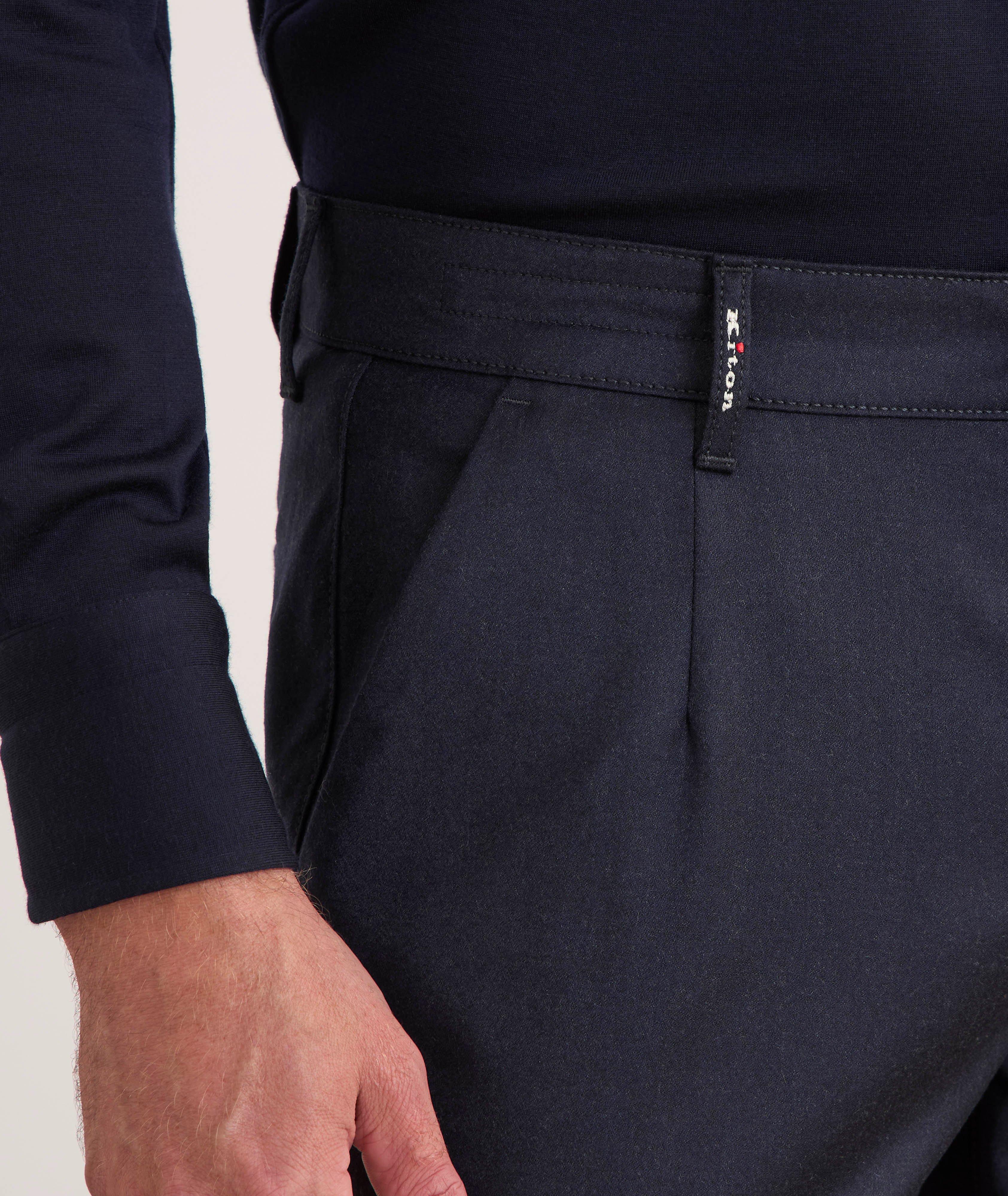 Pantalon en laine et en cachemire à pinces image 3