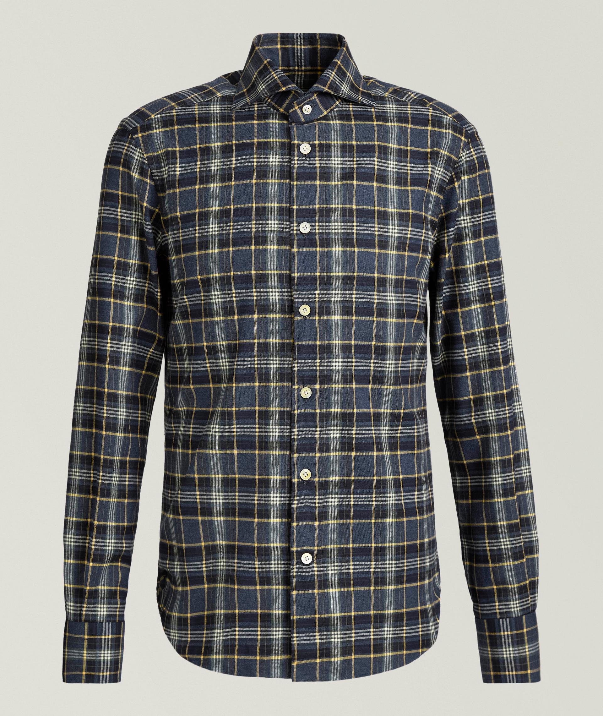 Plaid Brushed Cotton Shirt  image 0