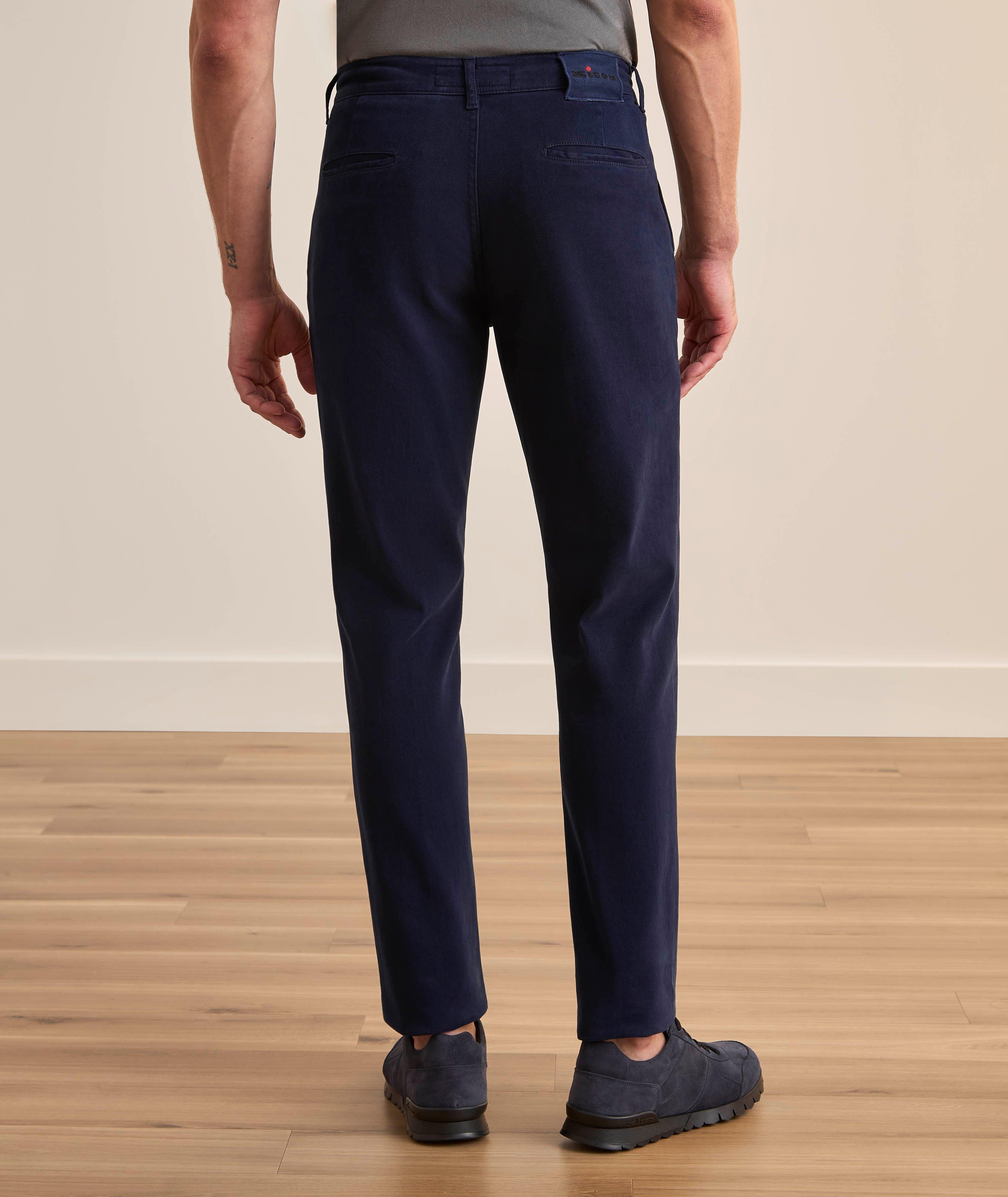 Stretch-Cotton Twill Flat Front Pants image 2