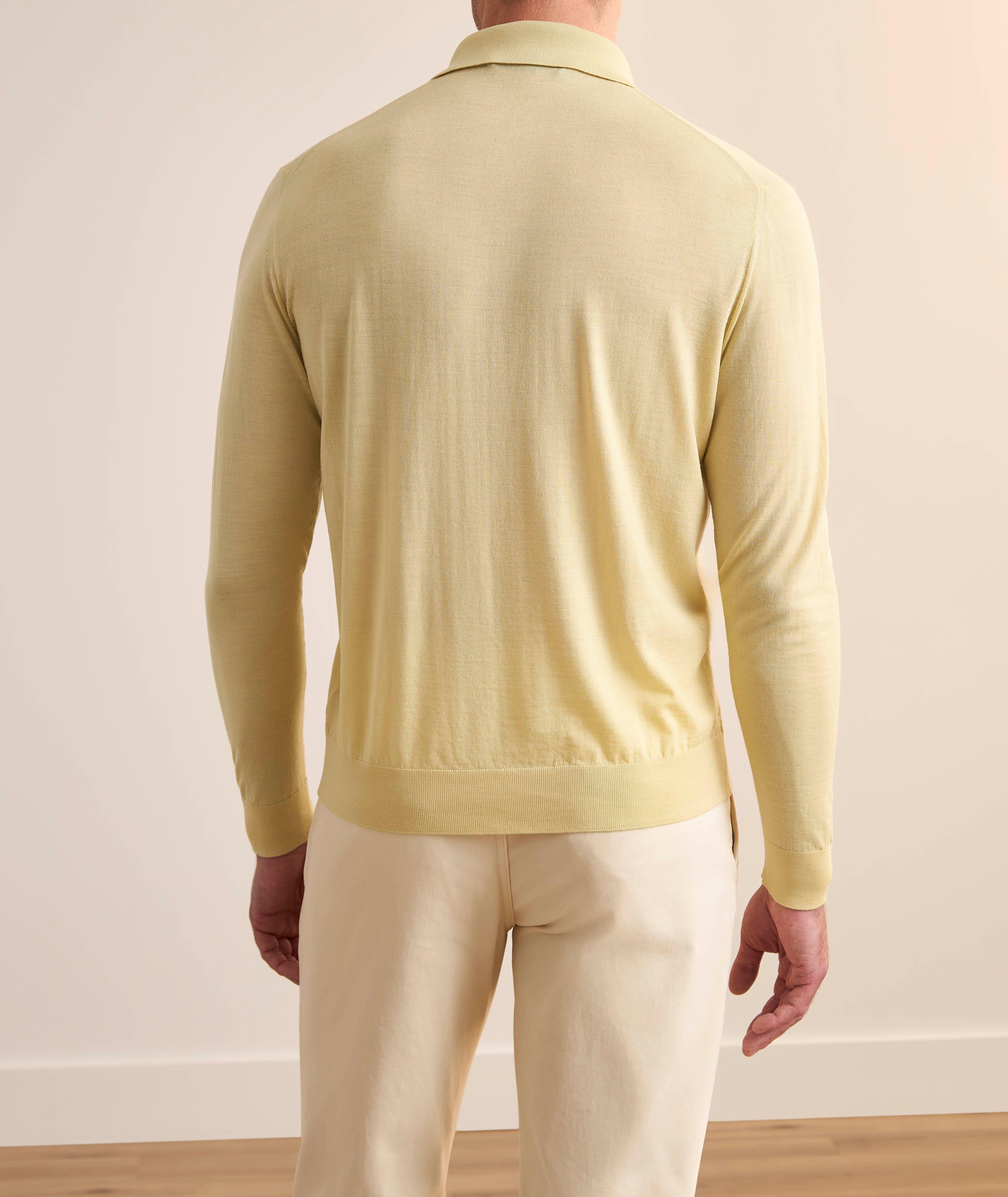 Polo en tricot de laine image 2