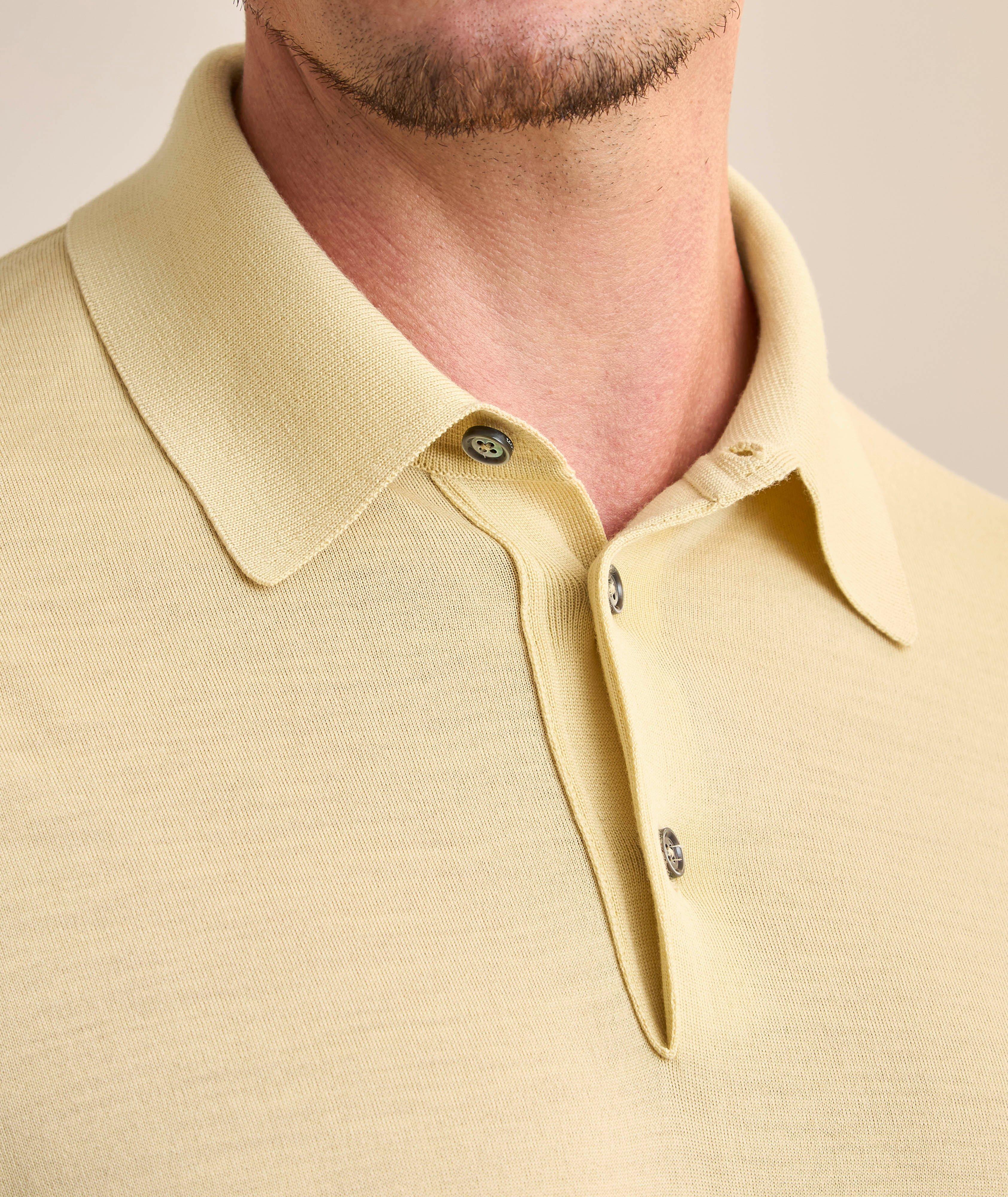Polo en tricot de laine image 3