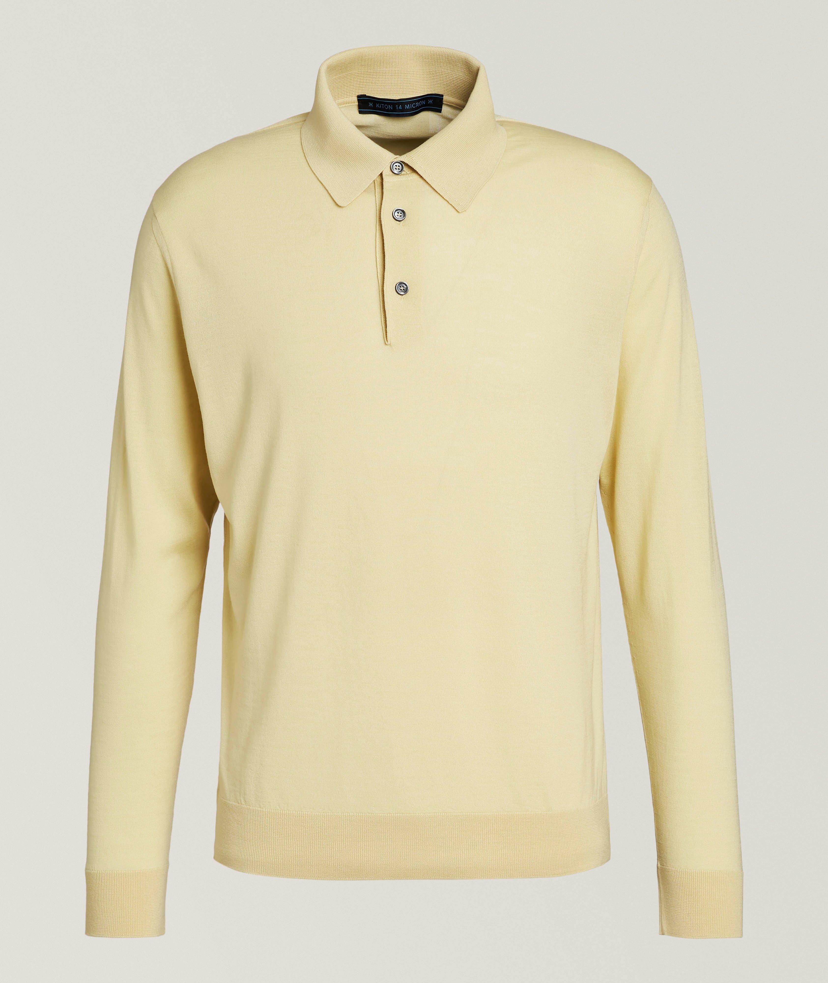 Polo en tricot de laine image 0