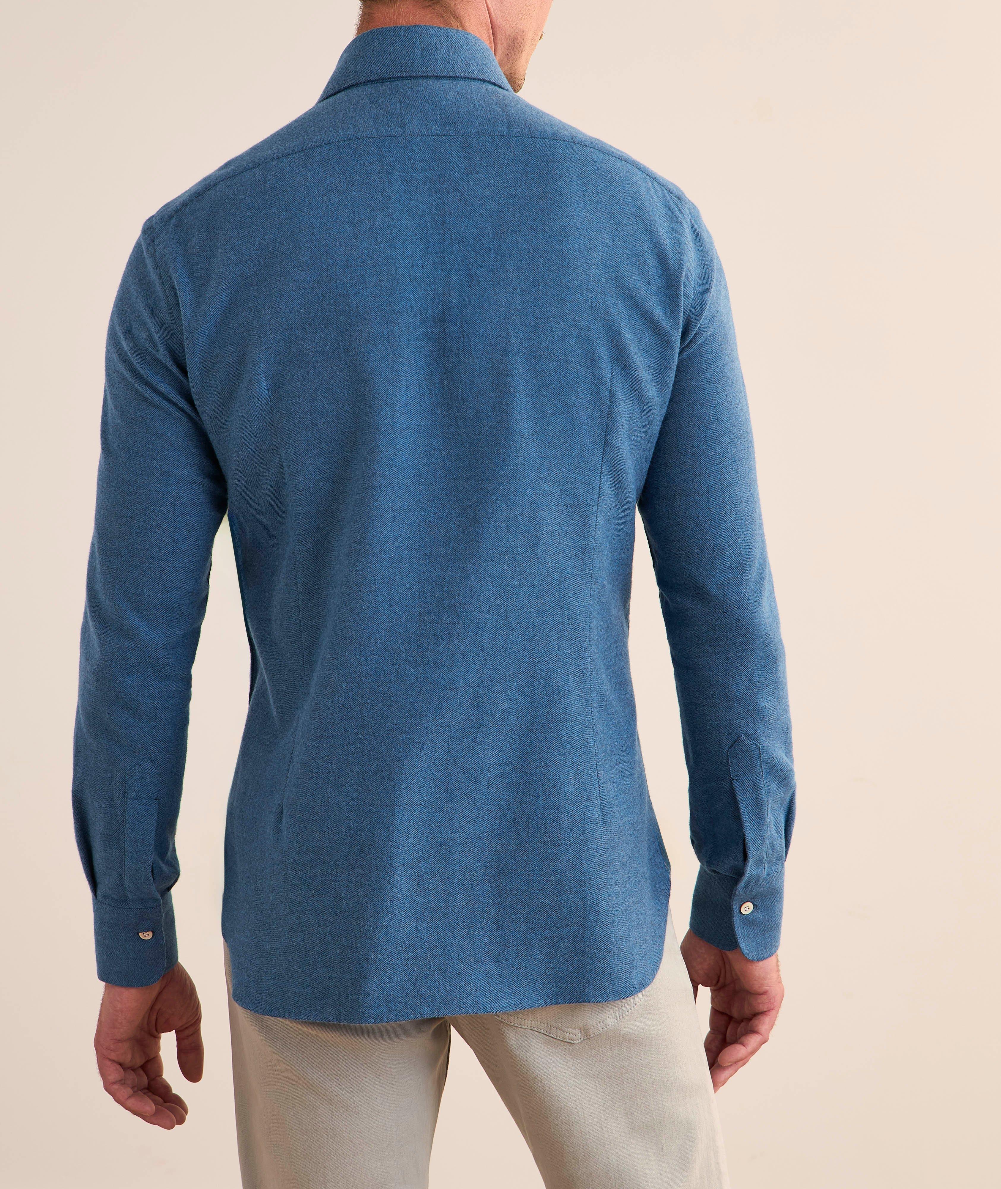 Herringbone Brushed Cotton Shirt  image 2
