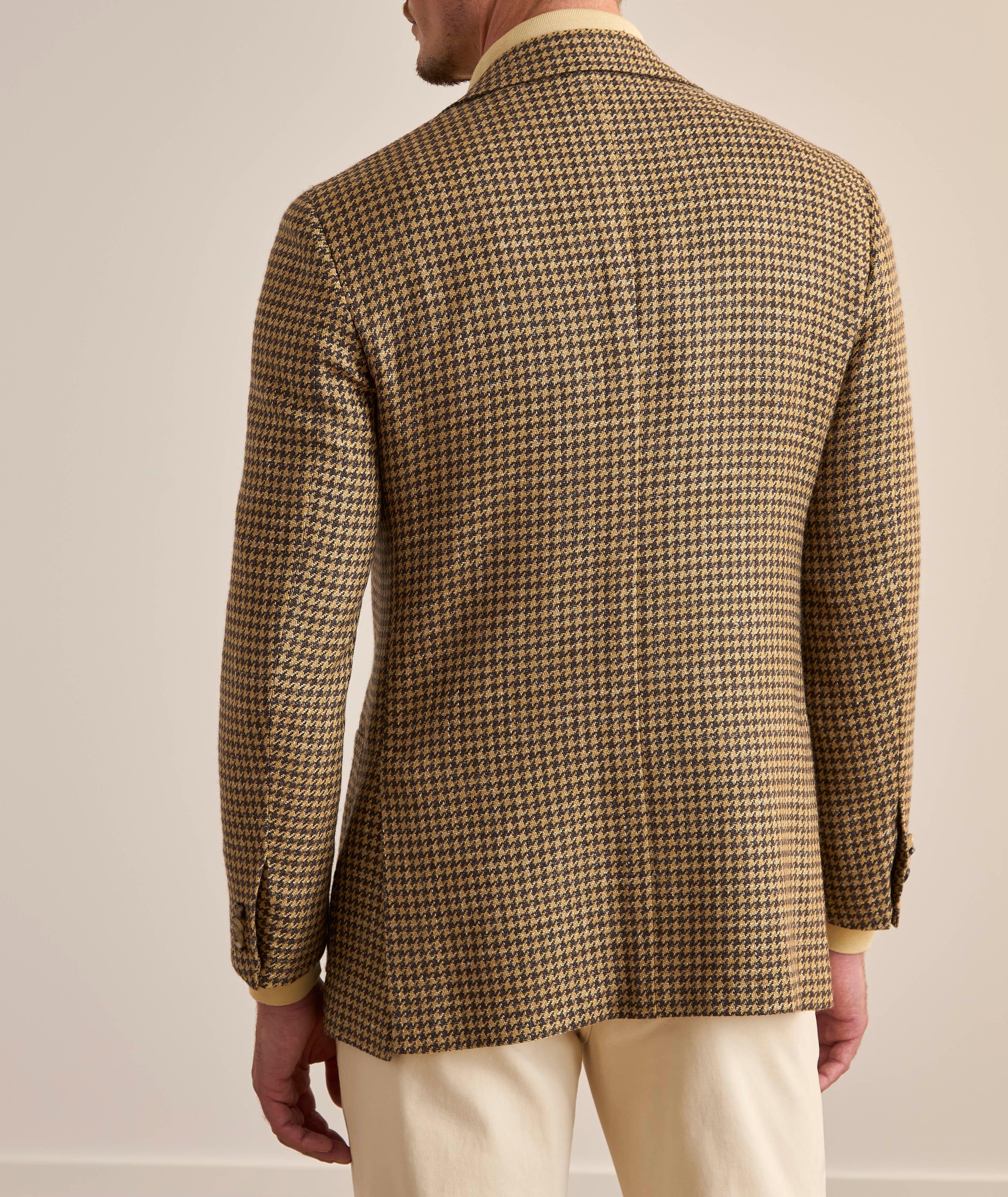 Houndstooth Cashmere-Blend Sport Jacket image 2