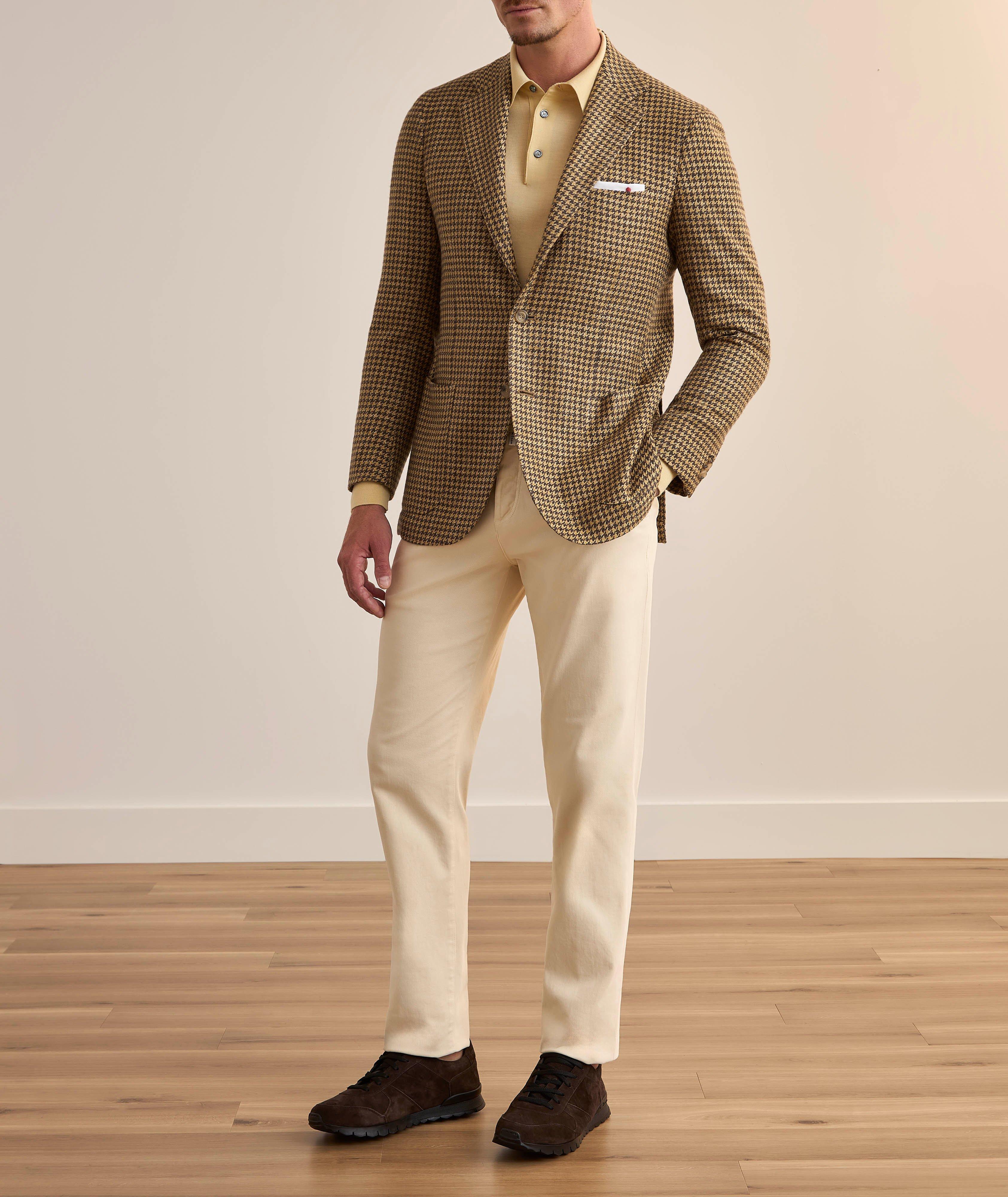 Houndstooth Cashmere-Blend Sport Jacket image 4
