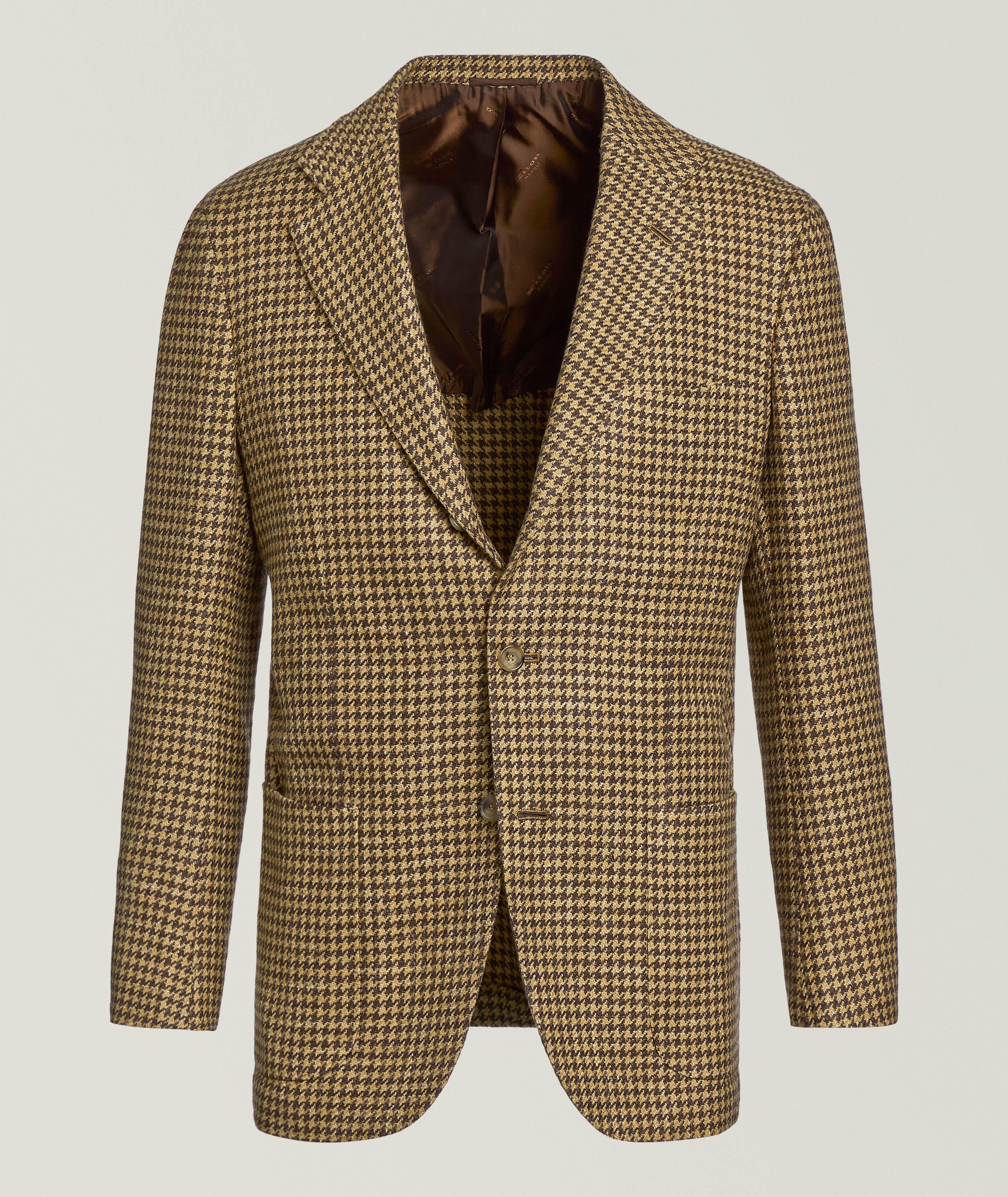 Houndstooth Cashmere-Blend Sport Jacket image 0