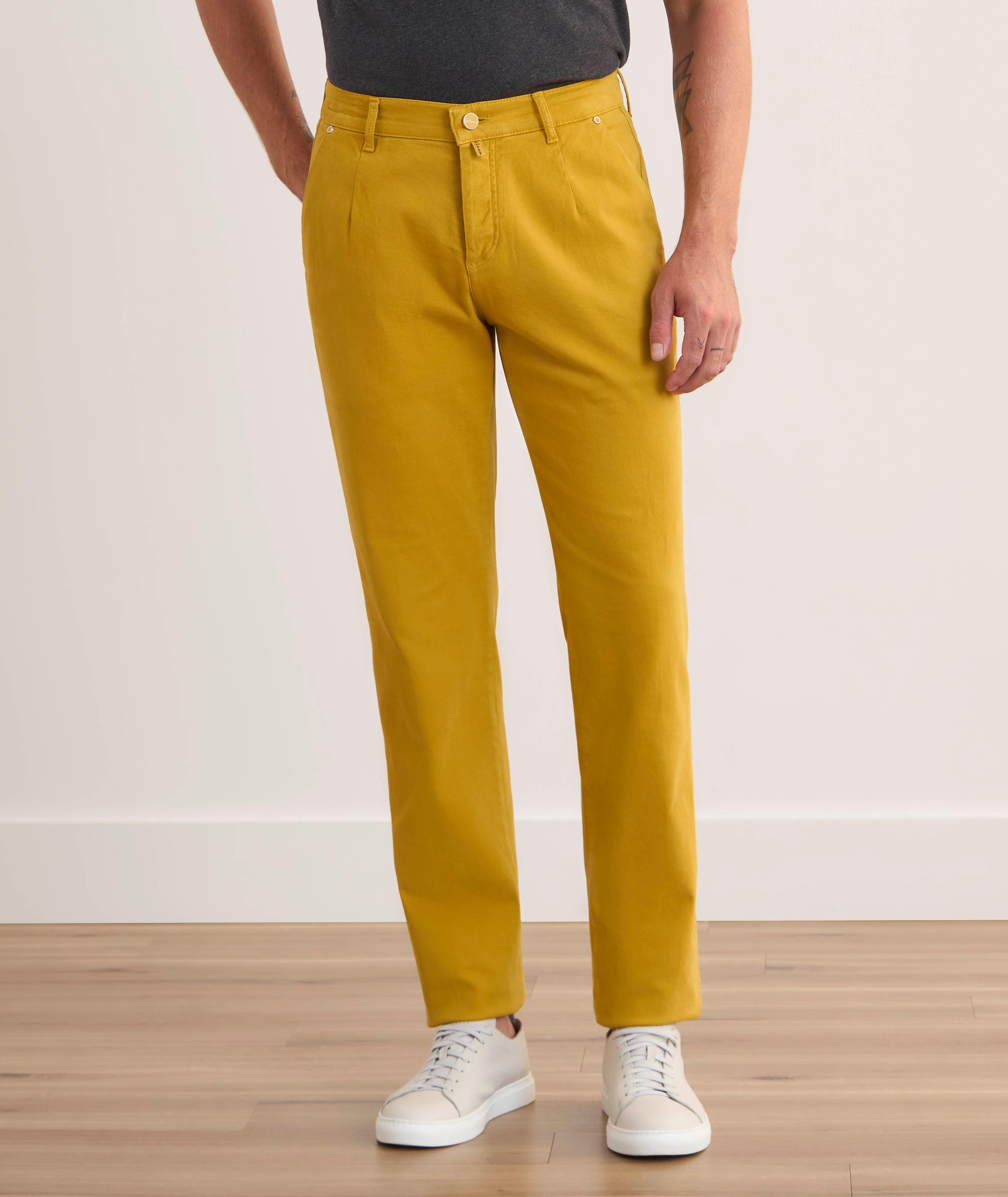 Pantalon en coton extensible image 1