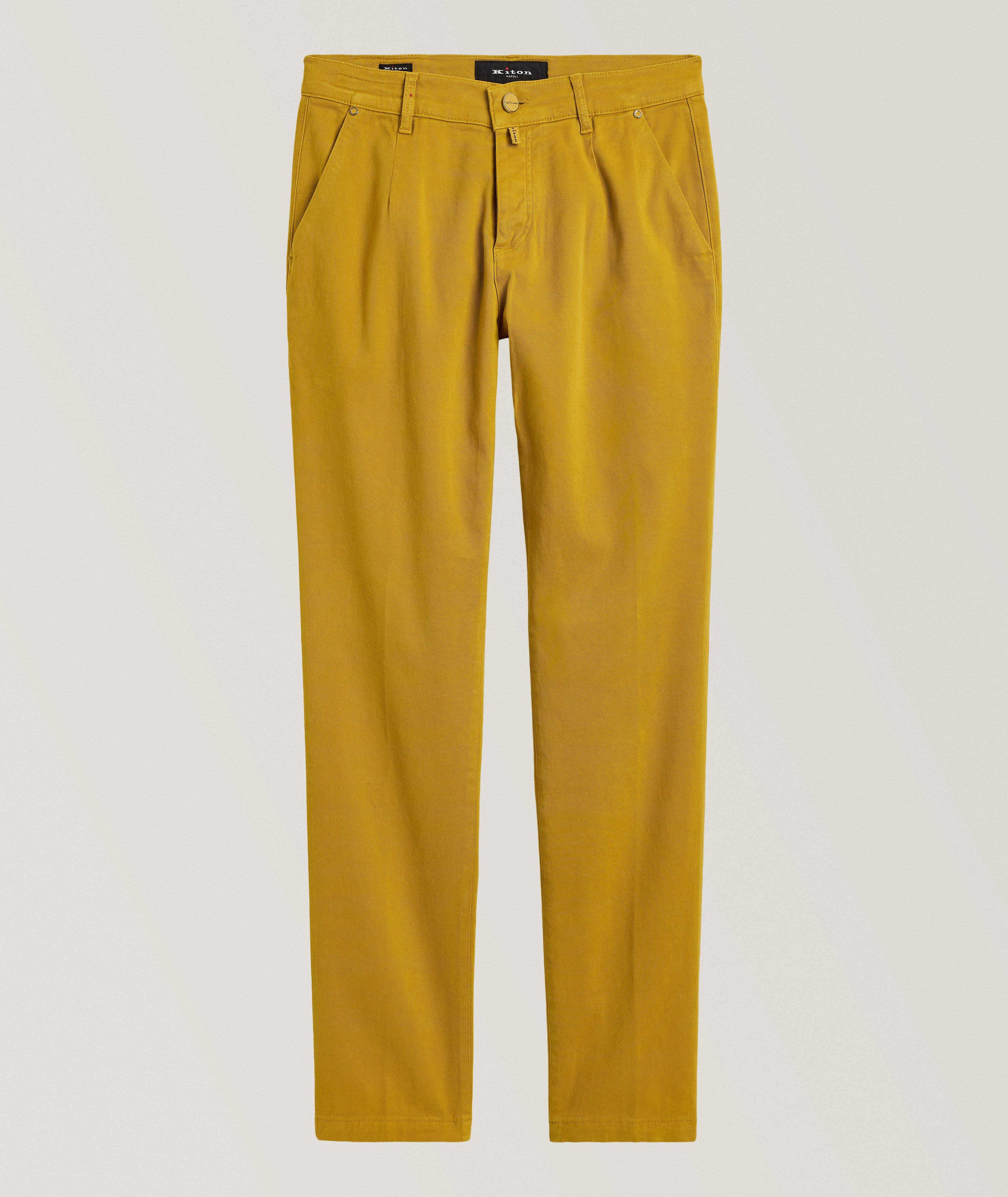 Pantalon en coton extensible image 0