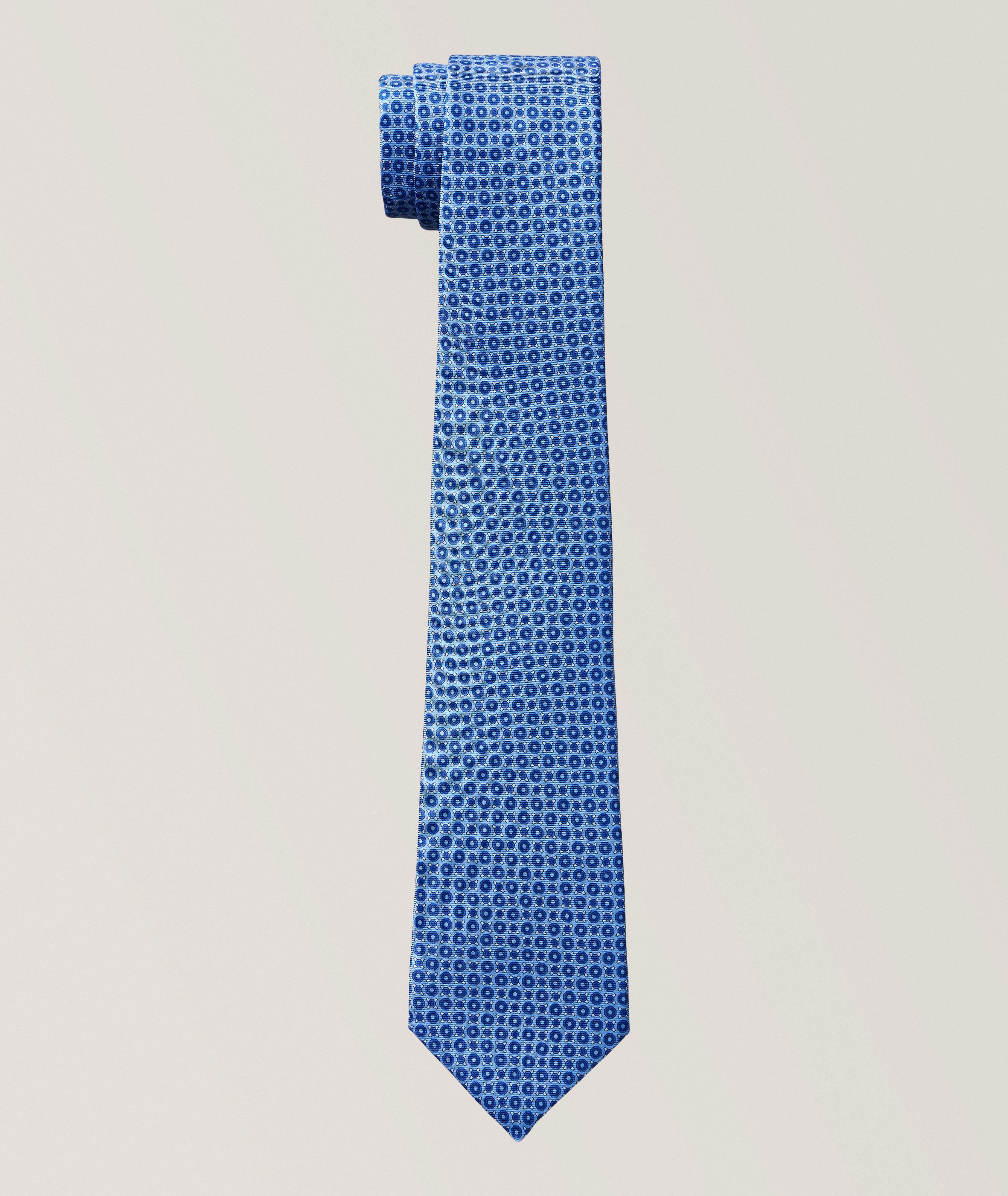 Neat-Print Silk Tie  image 0