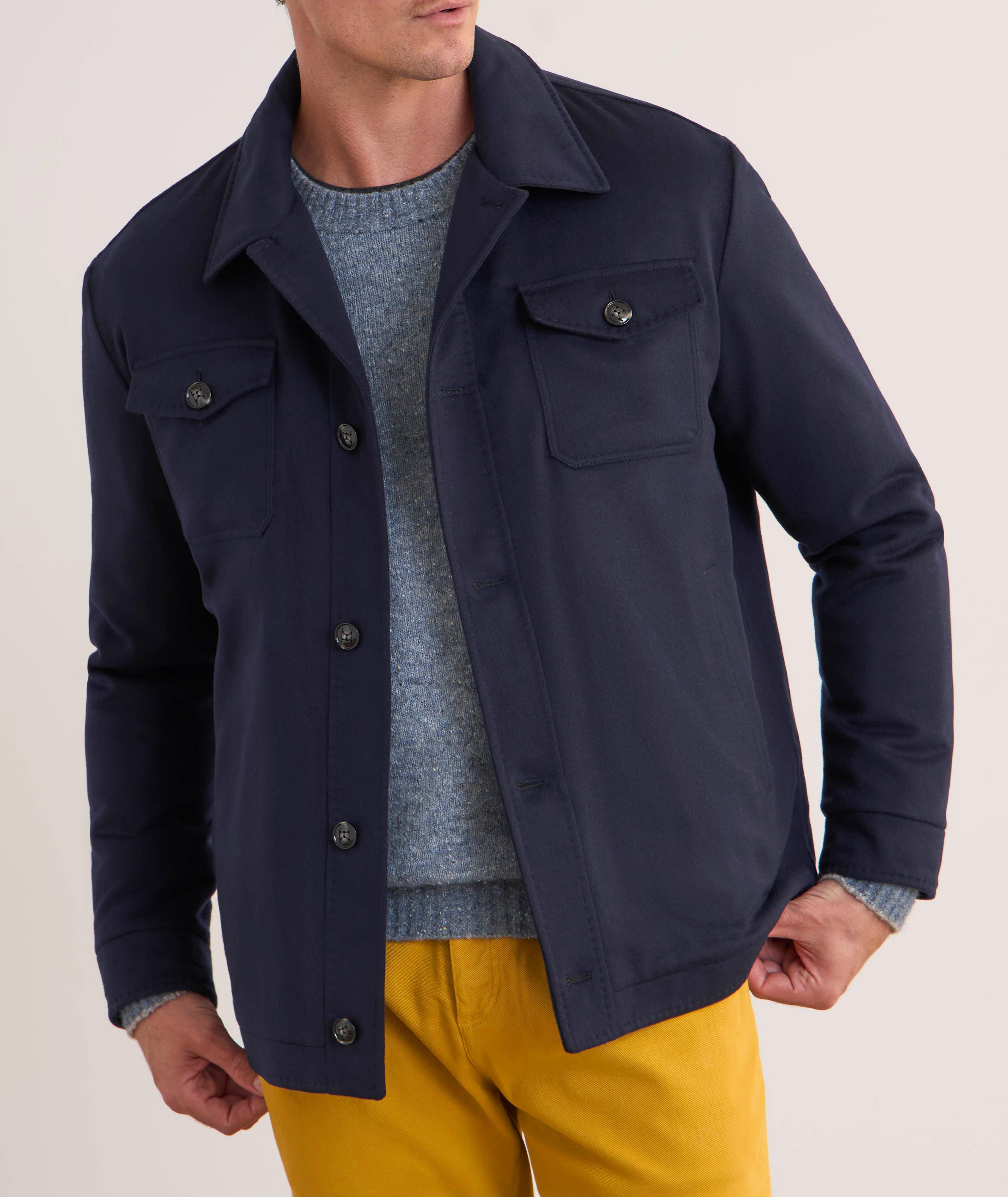 Veste-chemise en cachemire image 1